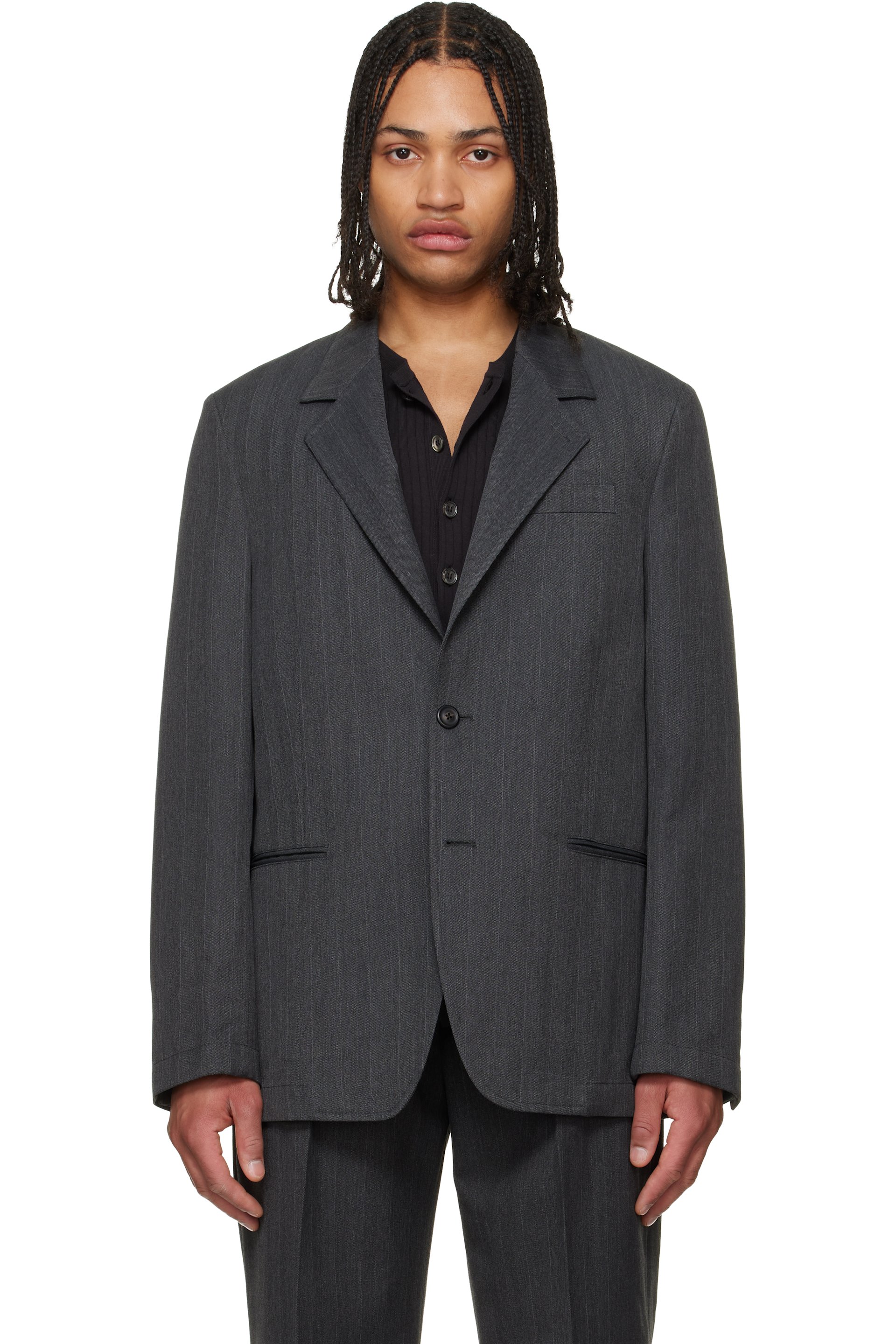 OUR LEGACY - Gray Unconstructed Ceremony Blazer