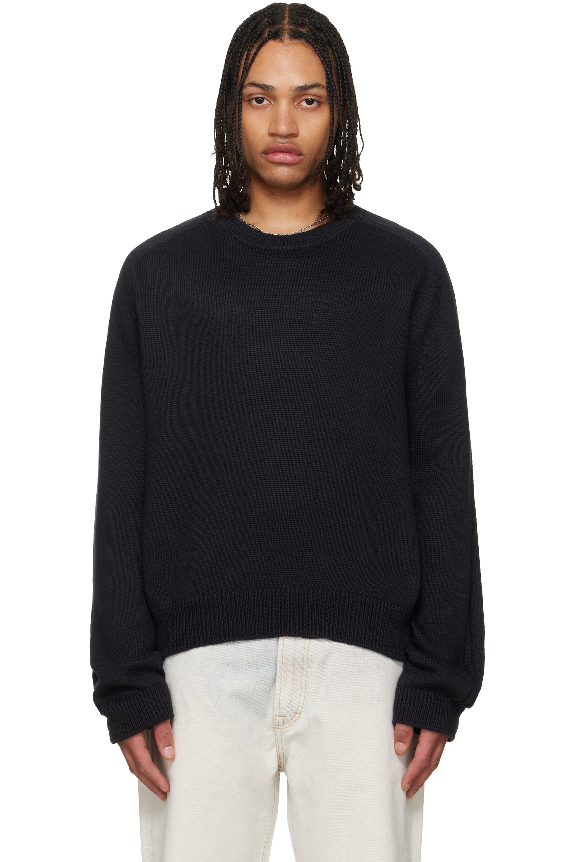 新品 OUR LEGACY SLICE TURTLENECK ニット セーター Our Legacy - Slice Turtleneck Black Alpaca