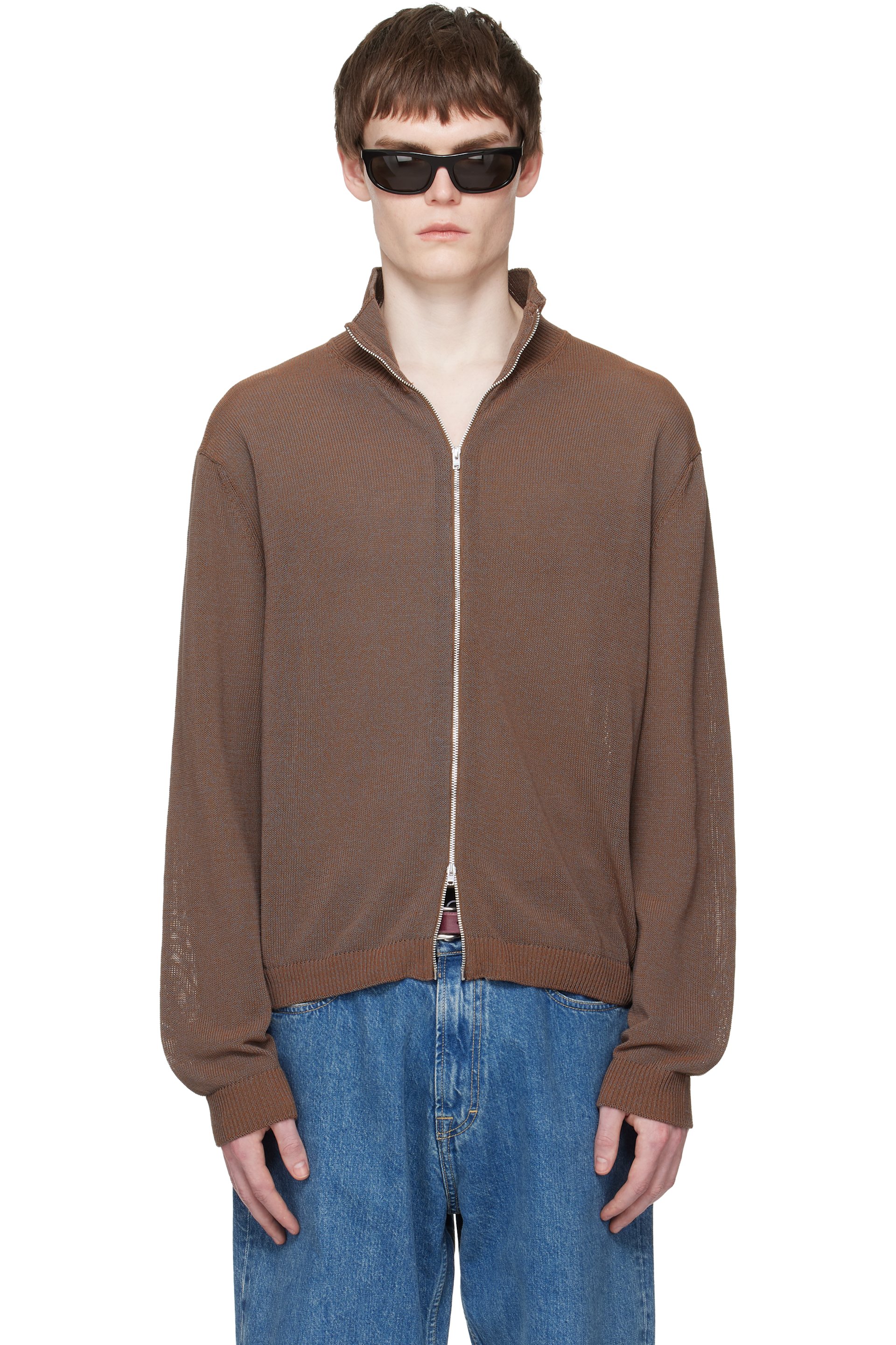 OUR LEGACY - Brown Float Funnel Track Jacket