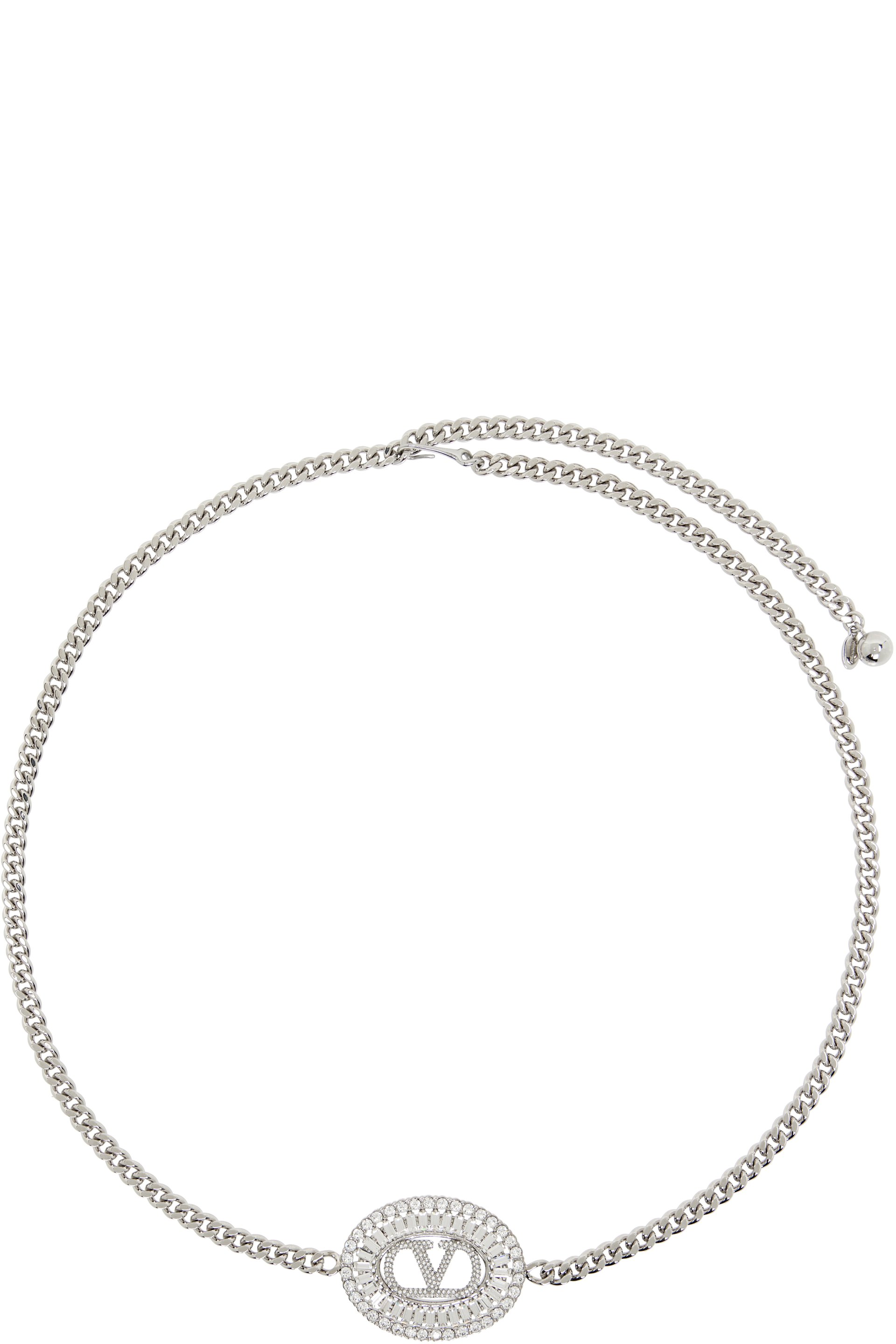 Valentino Garavani - Ceinture en chaine à logo en V