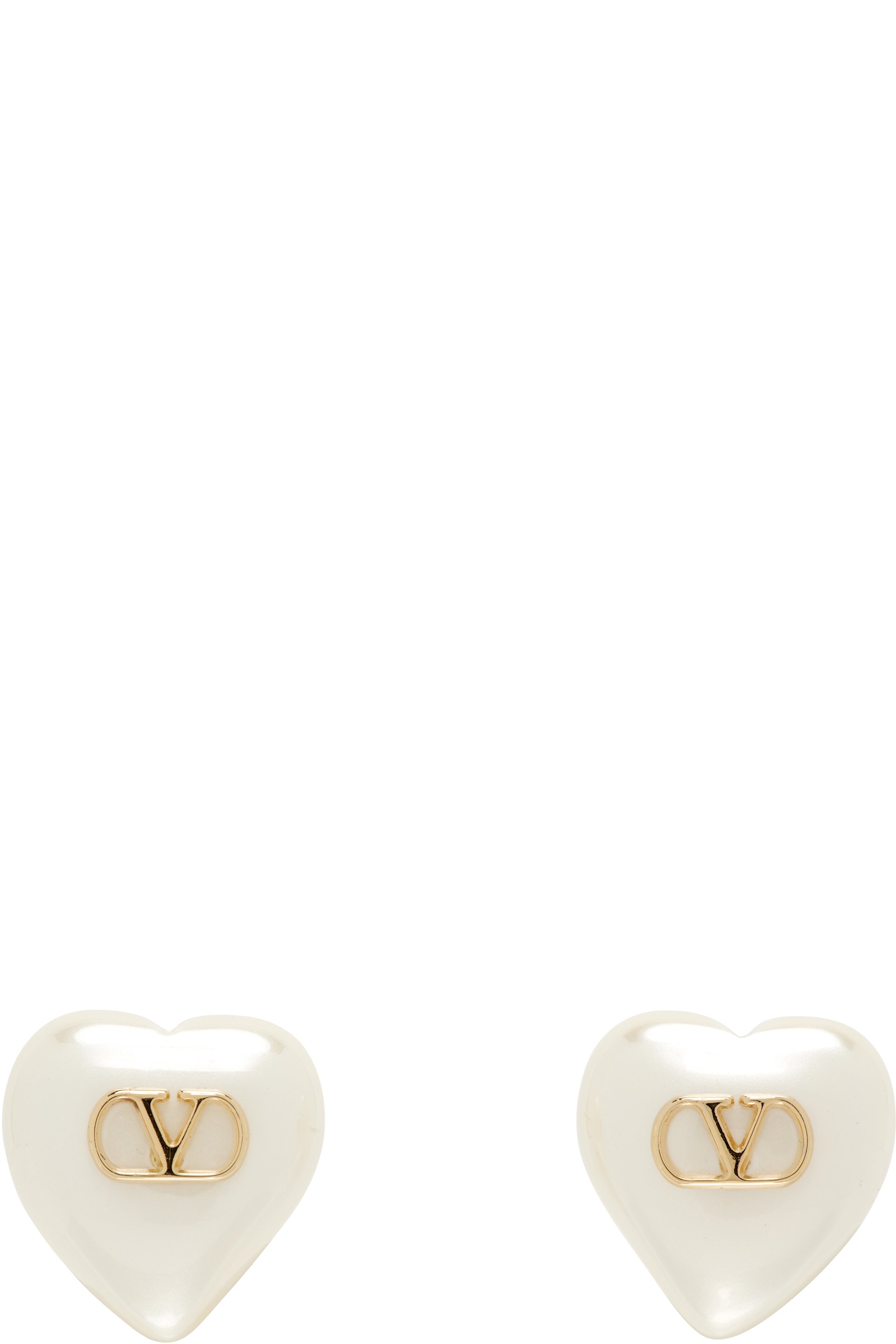 Valentino Garavani - VLogo Signature Metal & Faux-Pearl Earrings