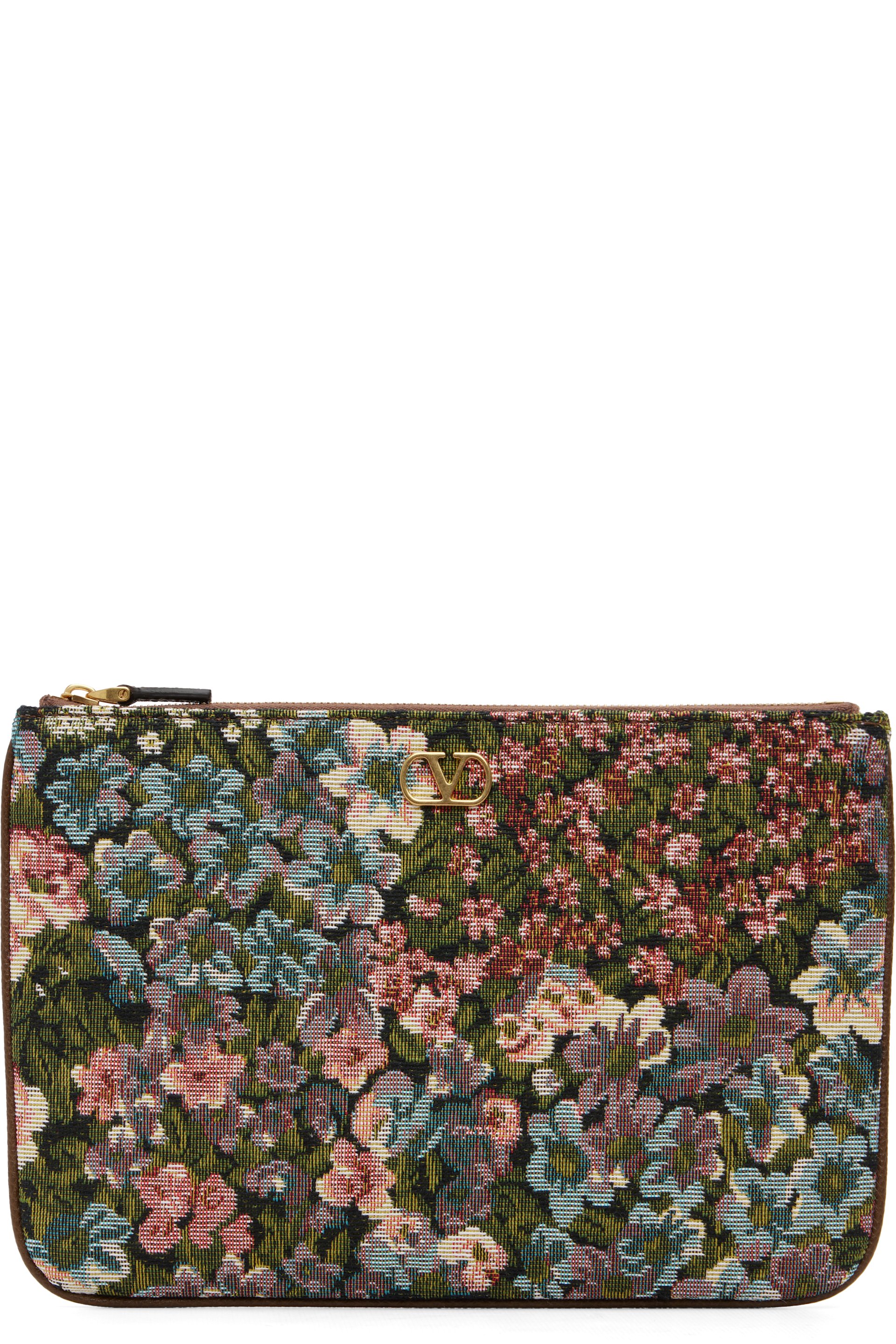 Valentino Garavani - Multicolor Vlogo Signature Medium Flat Pouch