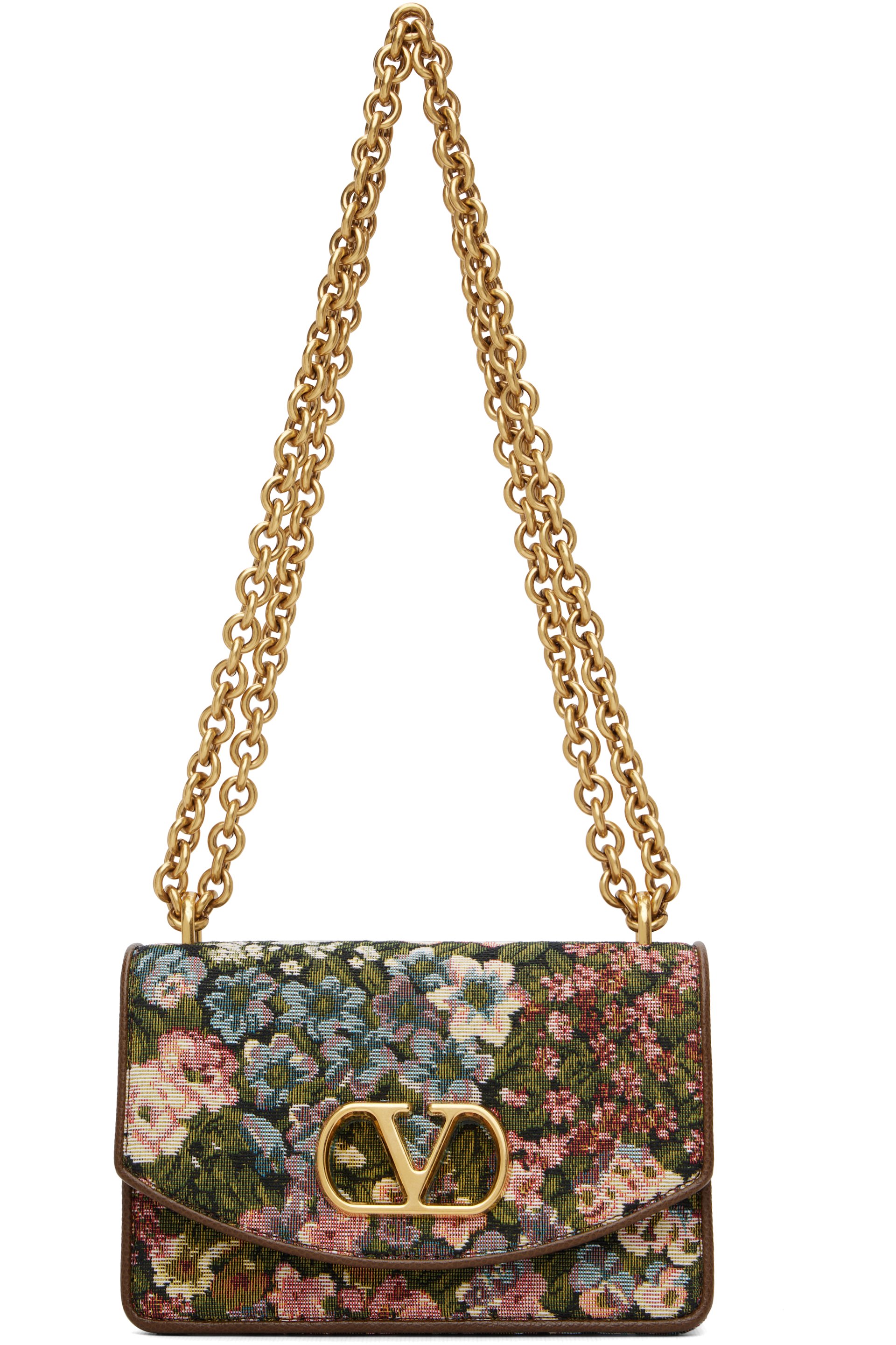 Valentino Garavani - Petit sac porté épaule Vain multicolore