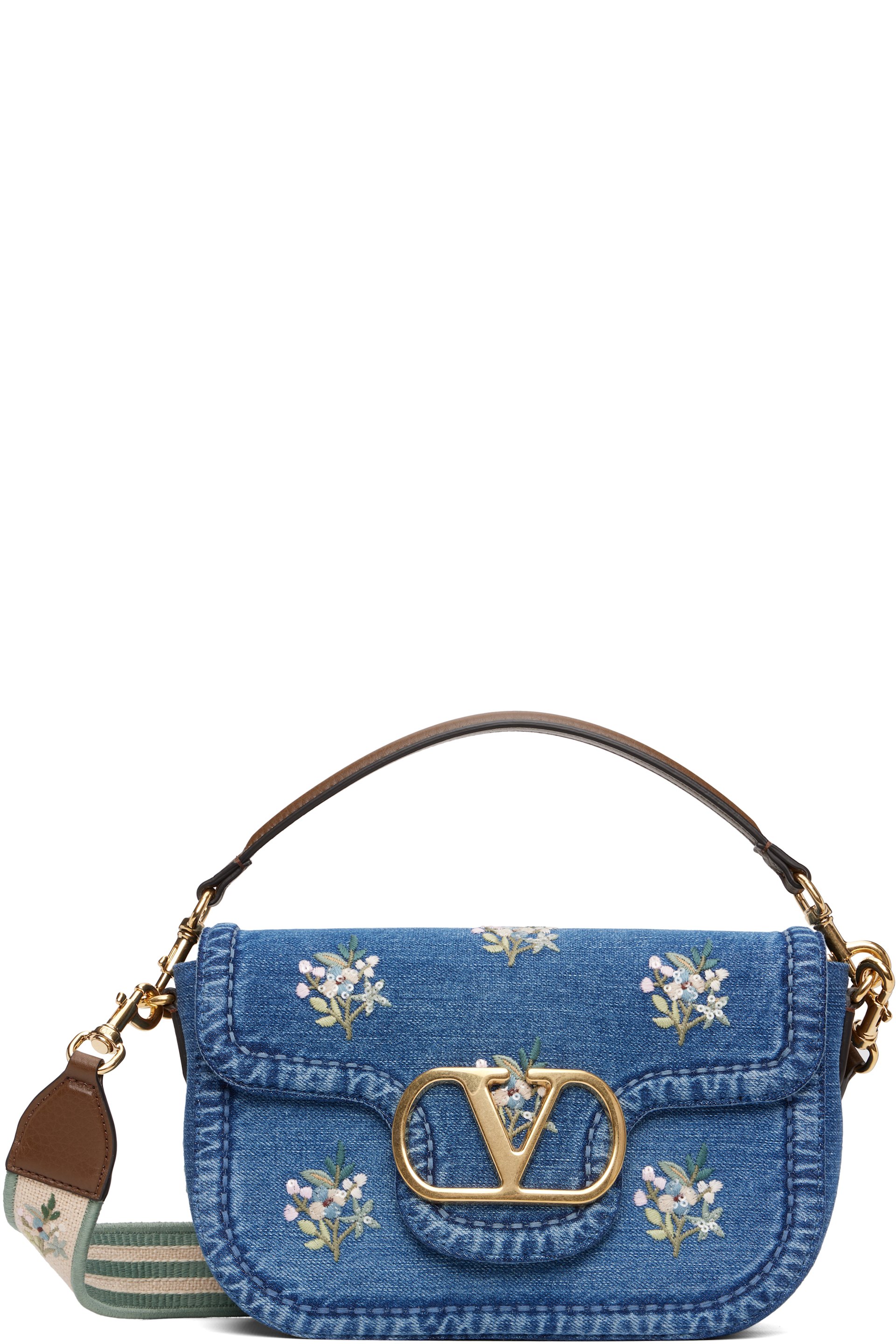 Valentino Garavani - Blue Alltime Medium Shoulder Bag