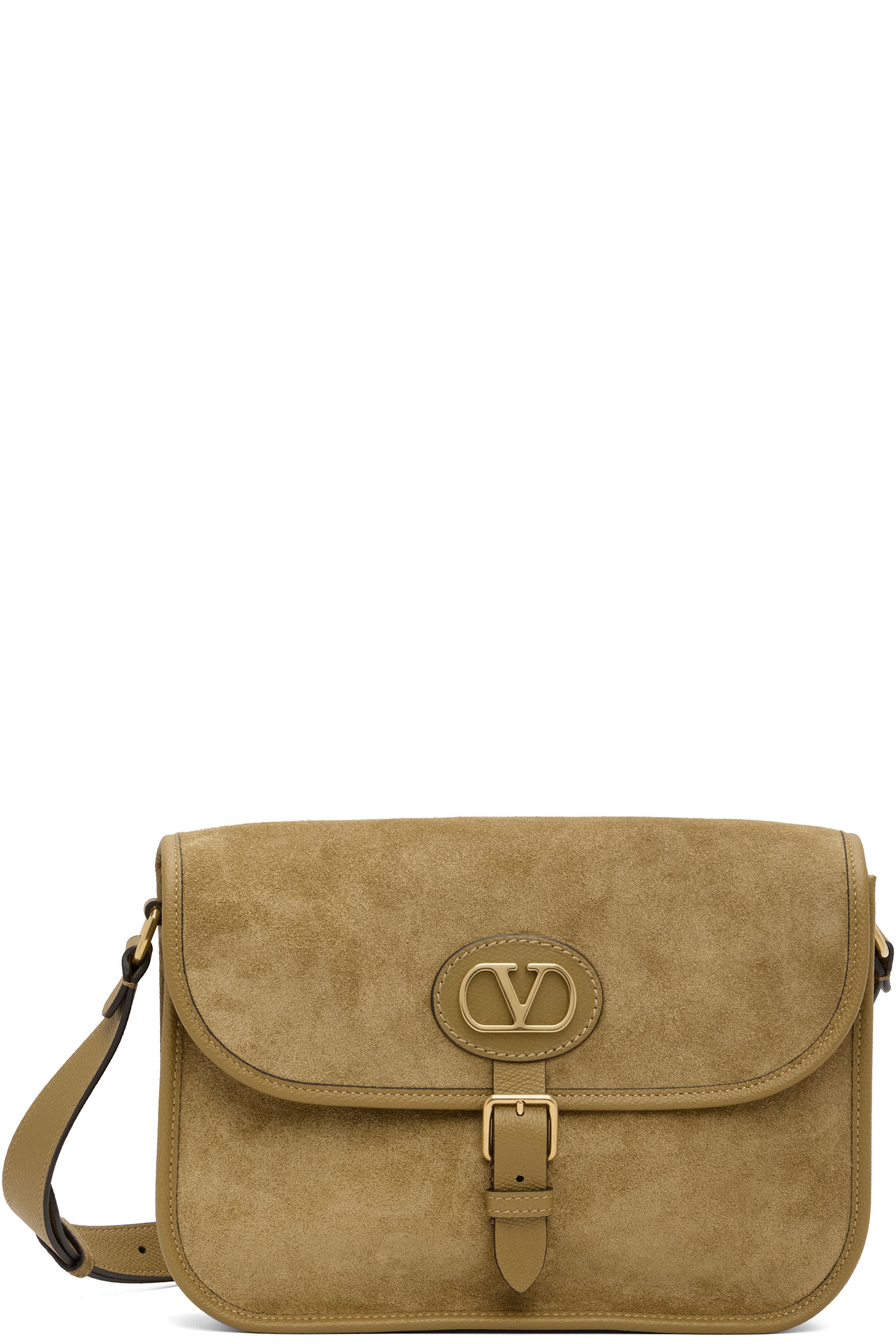 Valentino Garavani - Beige Antibes Suede Bag