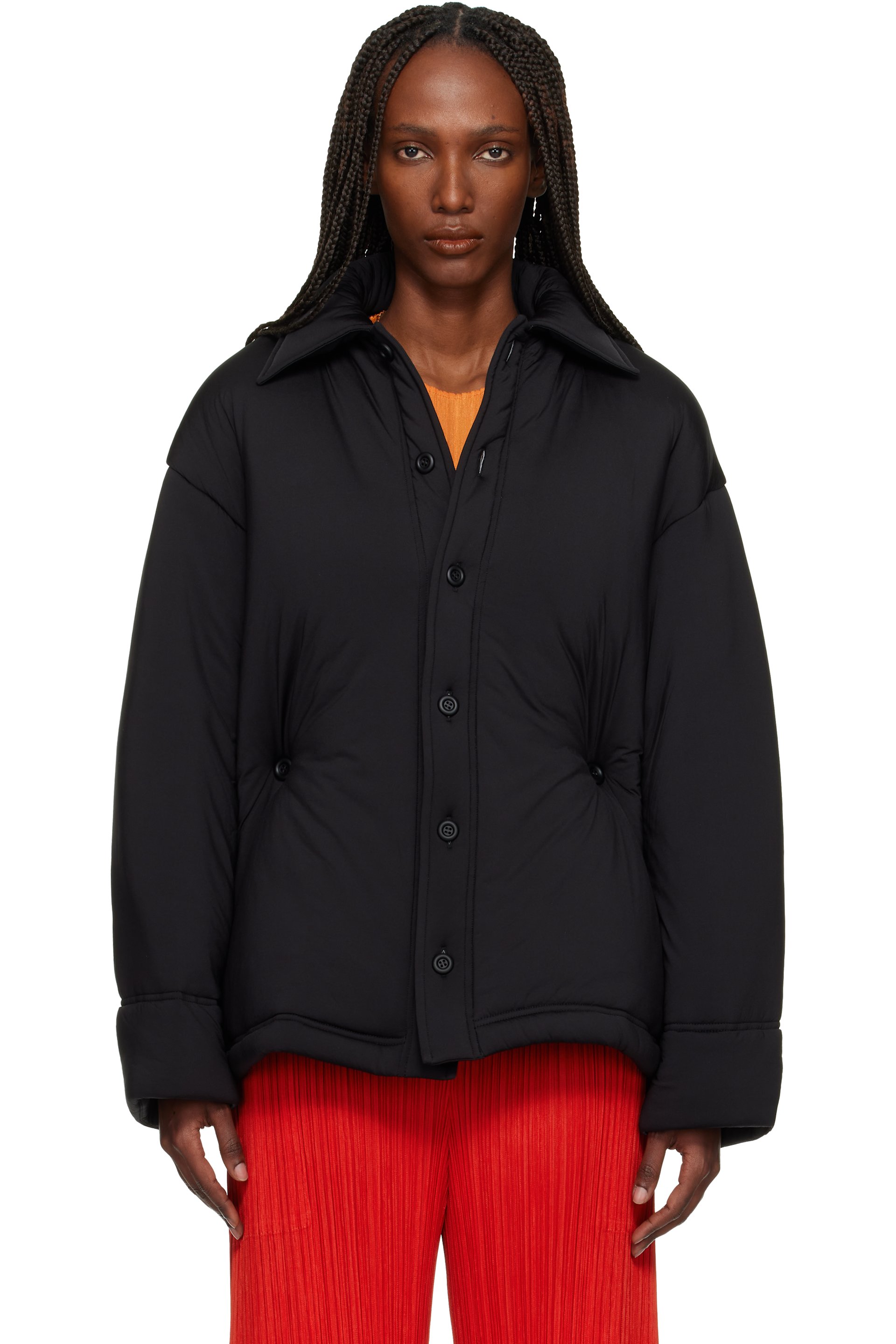 Issey Miyake - Blouson Pumped-T noir