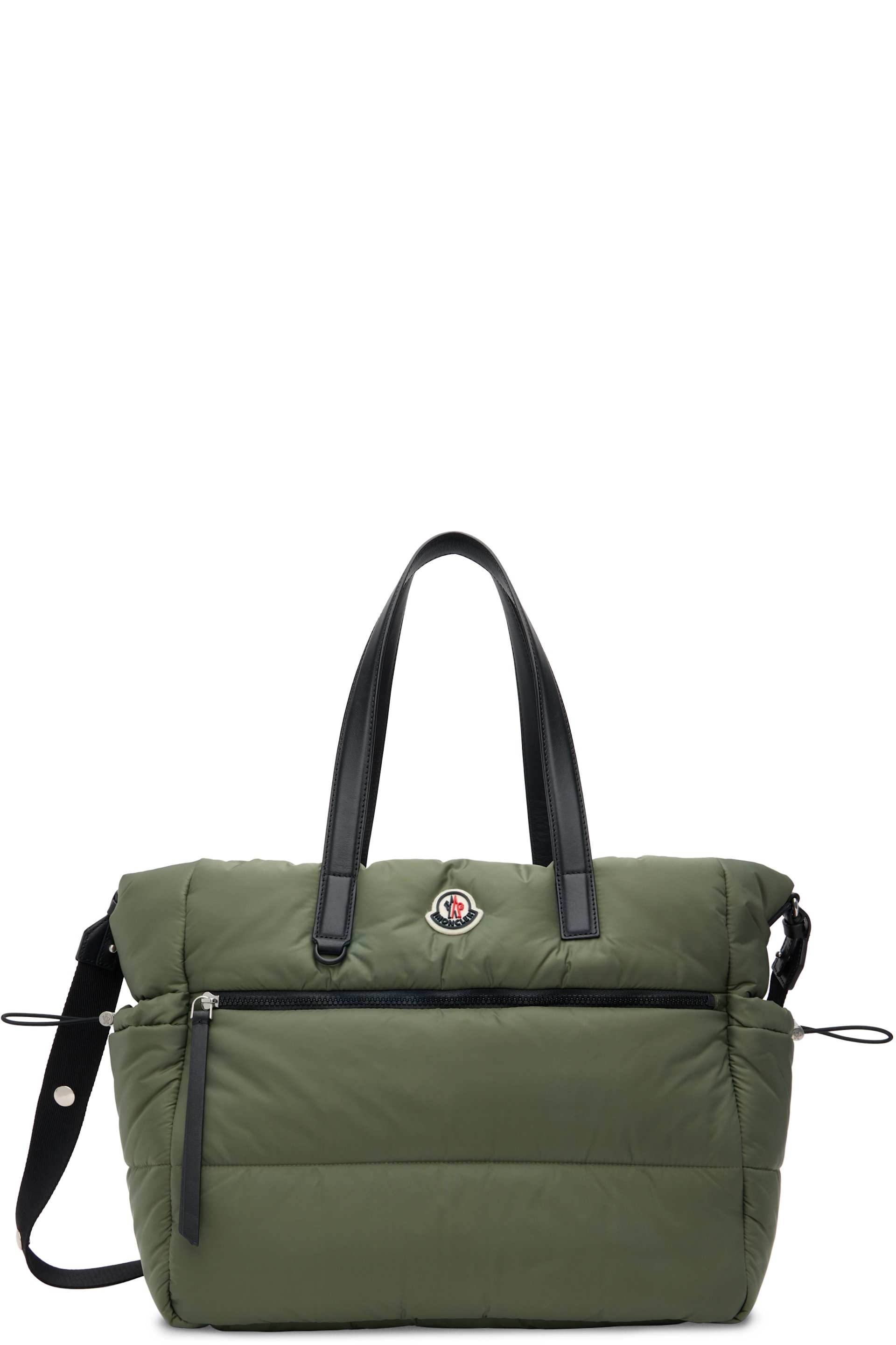 Moncler Enfant - 卡其色徽标换洗包