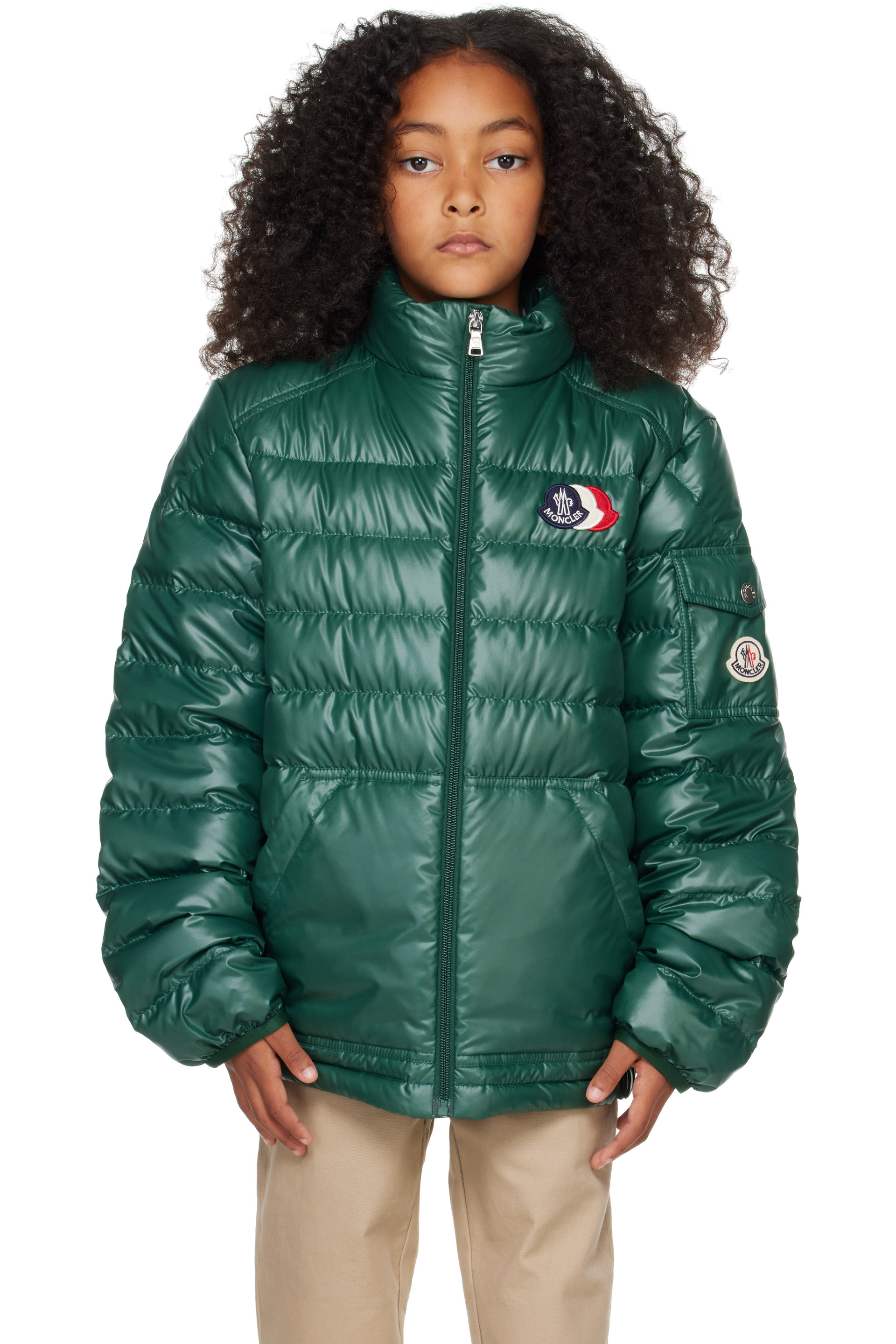 Moncler Enfant - Big Kids Green Bengi Down Jacket