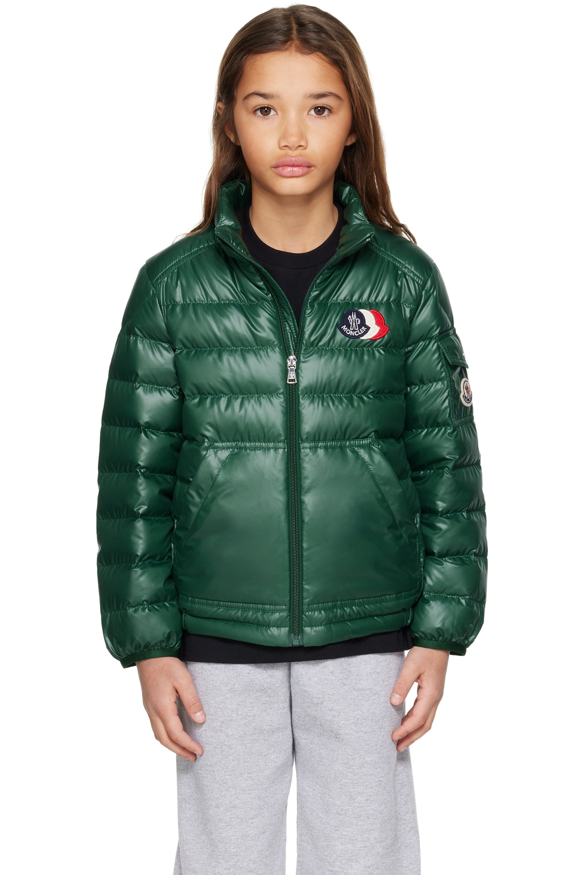 Moncler Enfant - Big Kids Green Bengi Down Jacket