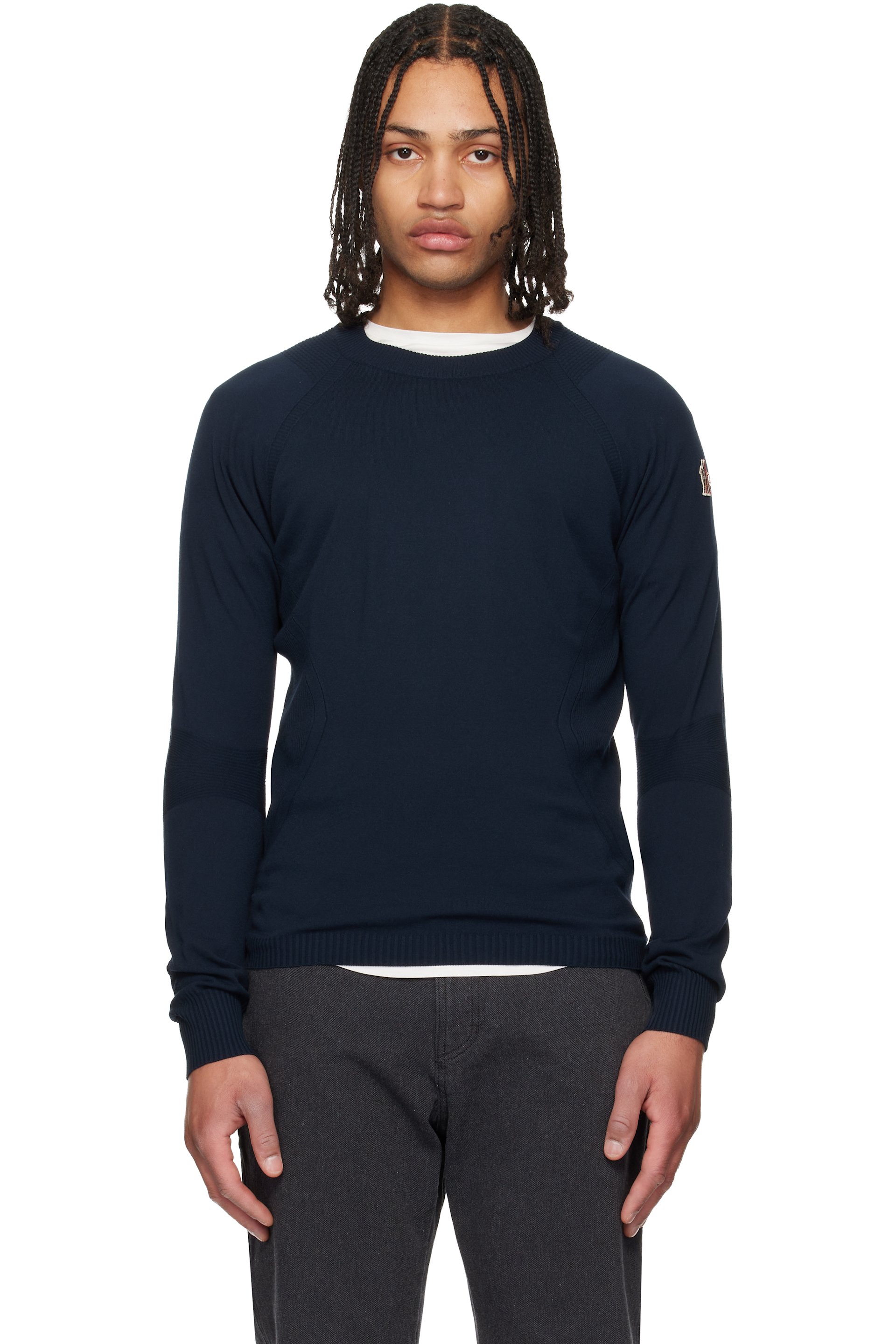 Moncler Grenoble - Navy Crewneck Sweater