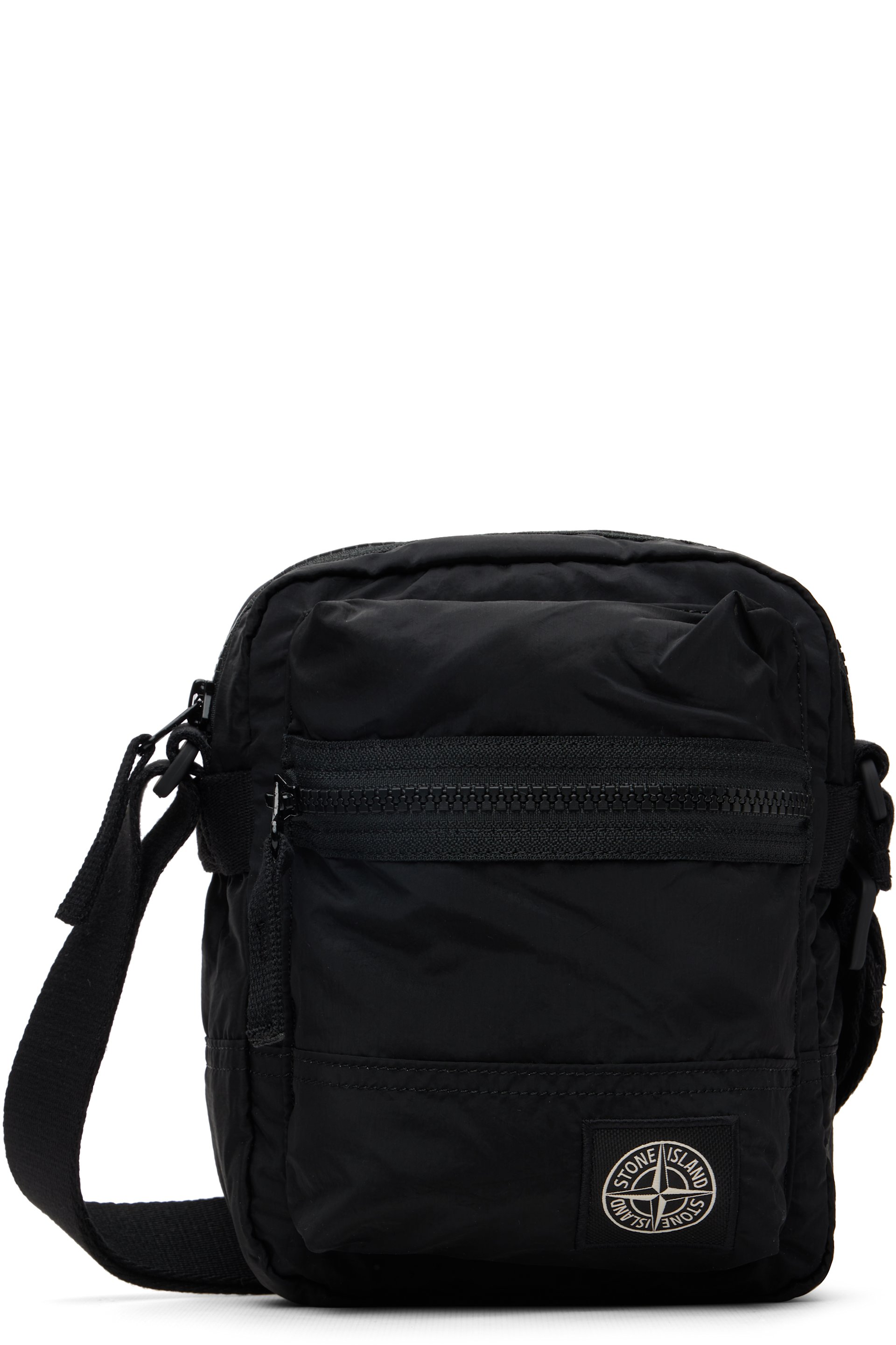 STONE  ポーチバッグ ブラック 9200015 STONE ISLAND - 【再入荷】9200015 / COATED NYLON METAL IN ECONYL