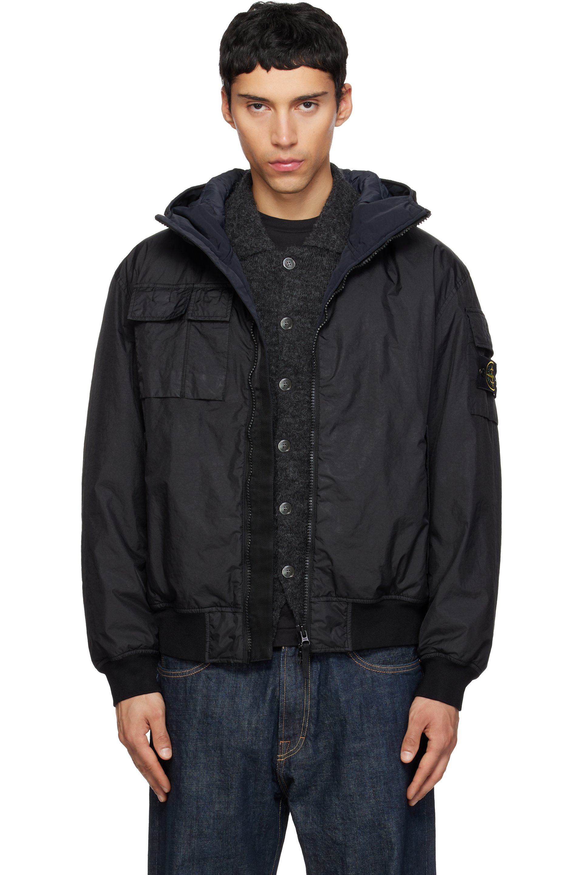 Stone Island - Black 4100005 Jacket