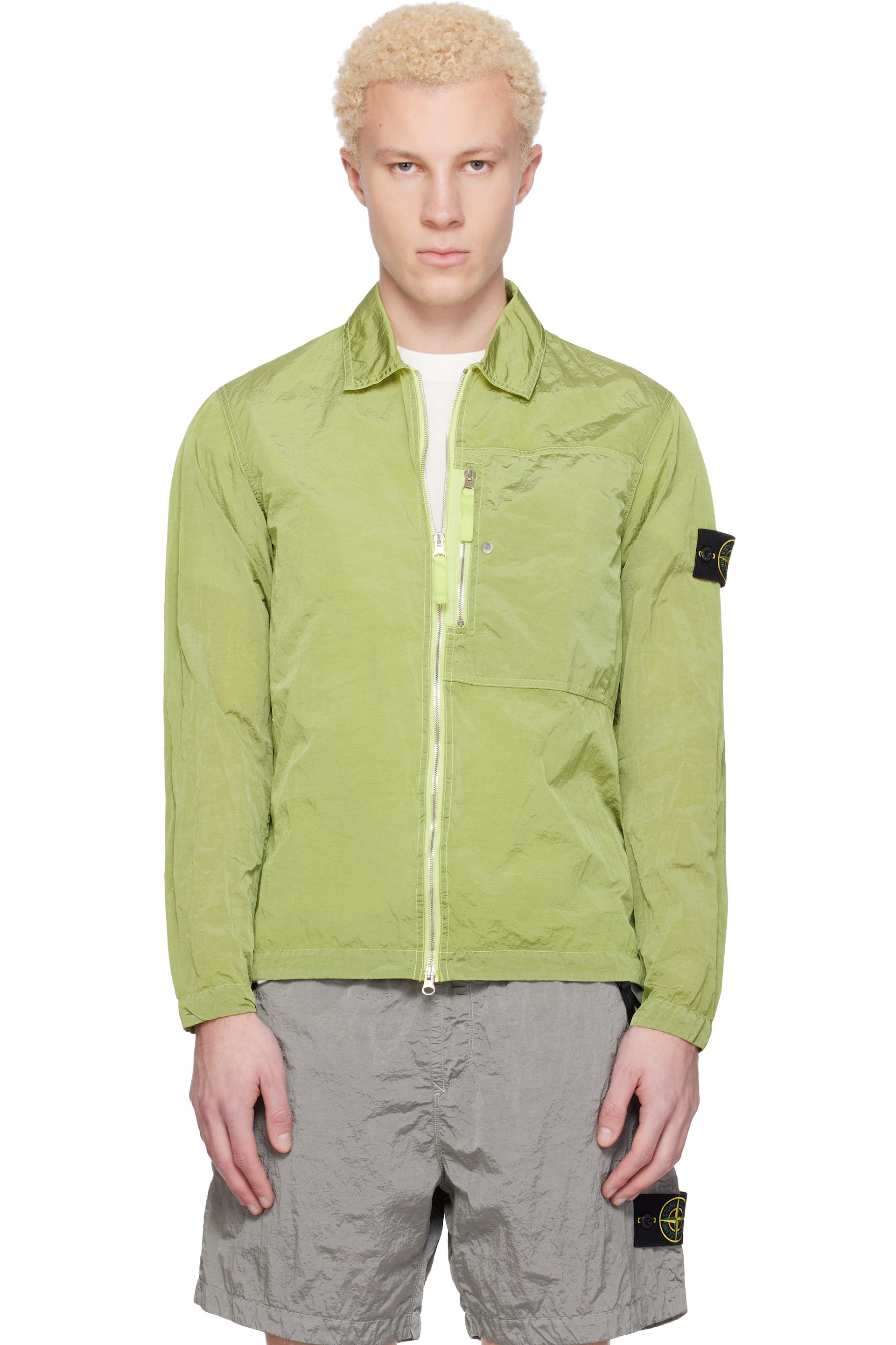 Stone Island - Yellow 1200038 Nylon Metal ECONYL® Jacket