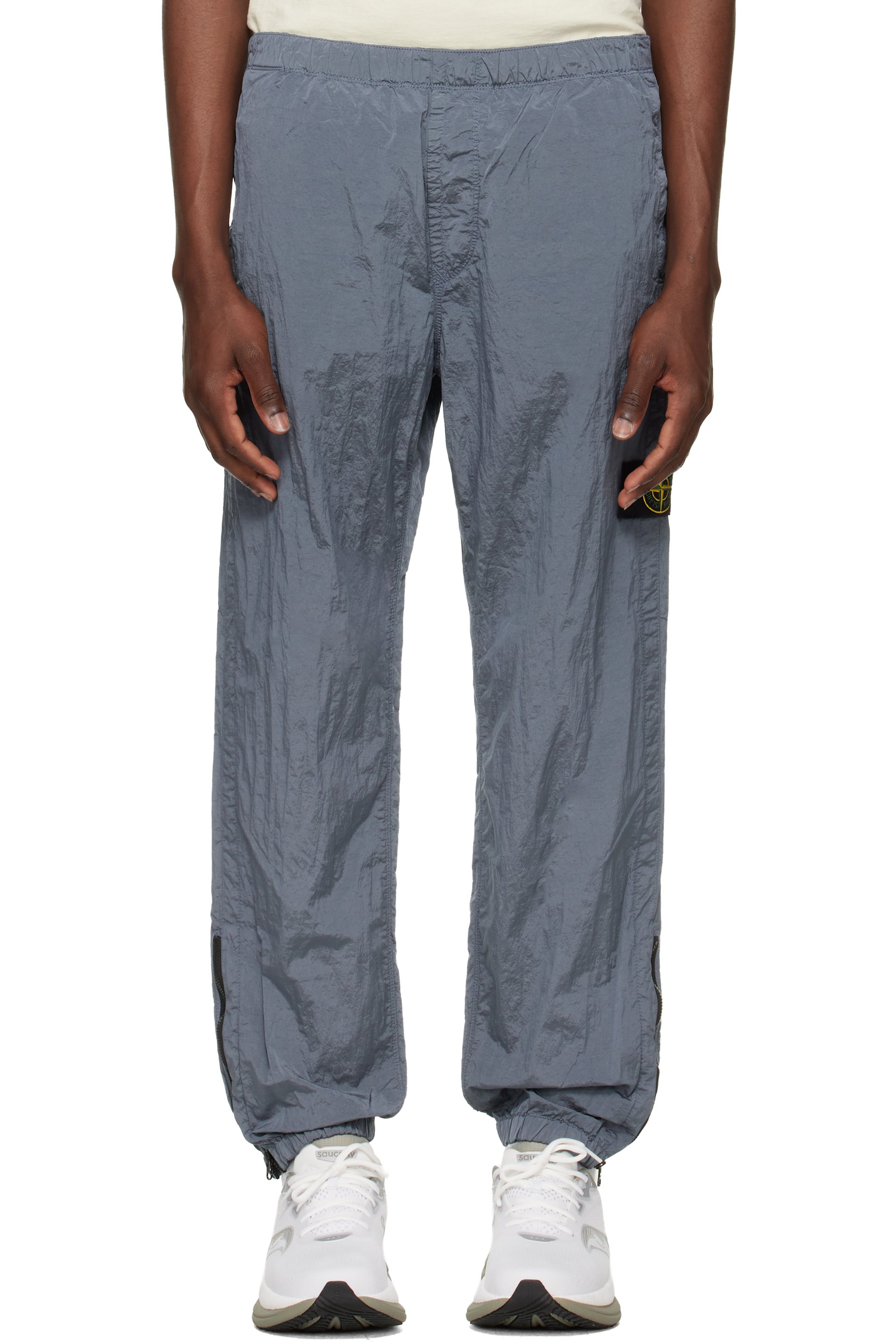 Stone Island - Blue 3100035 Nylon Metal ECONYL Trousers