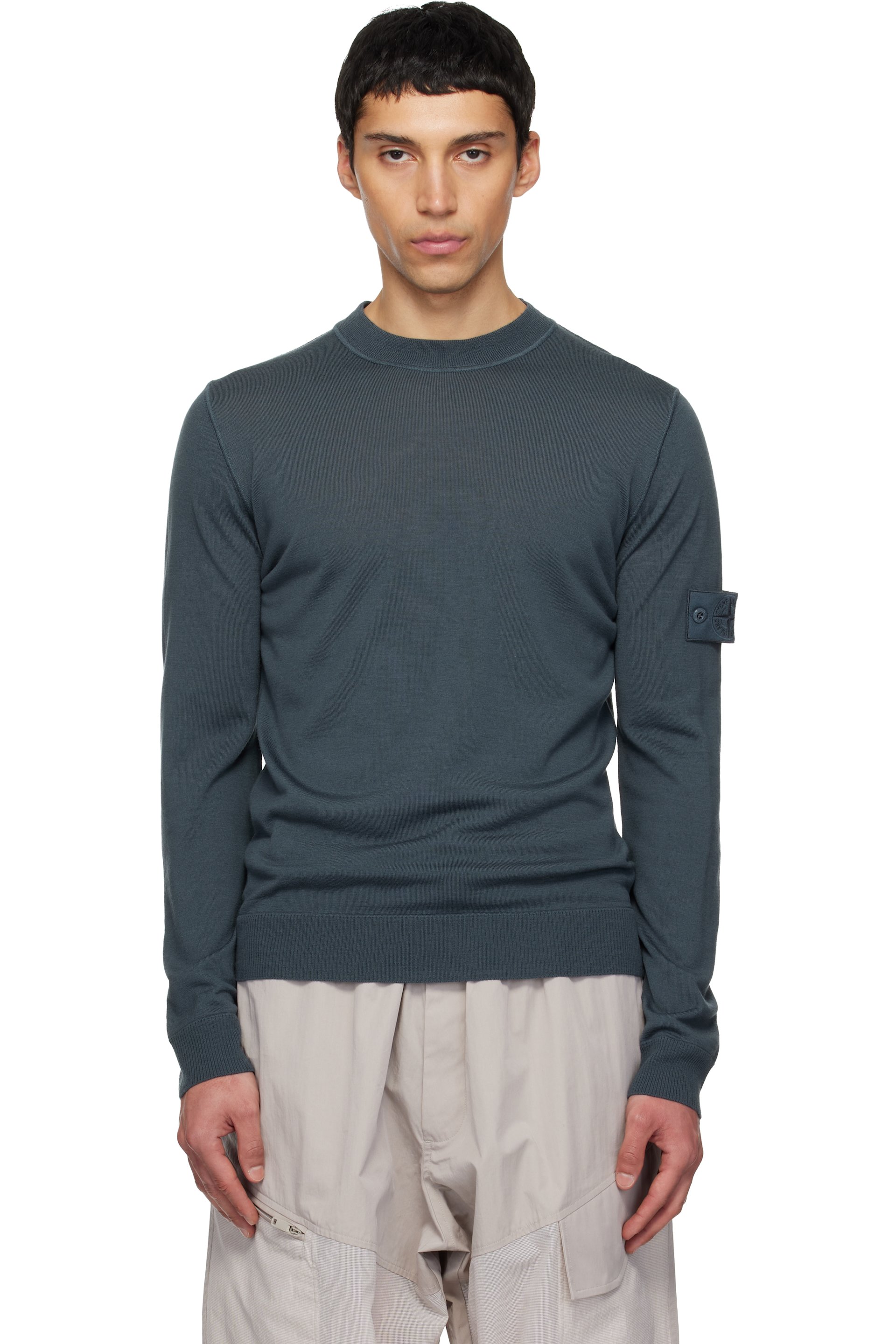 メンズ用 Stone Island クルーネックセーター | SSENSE 日本