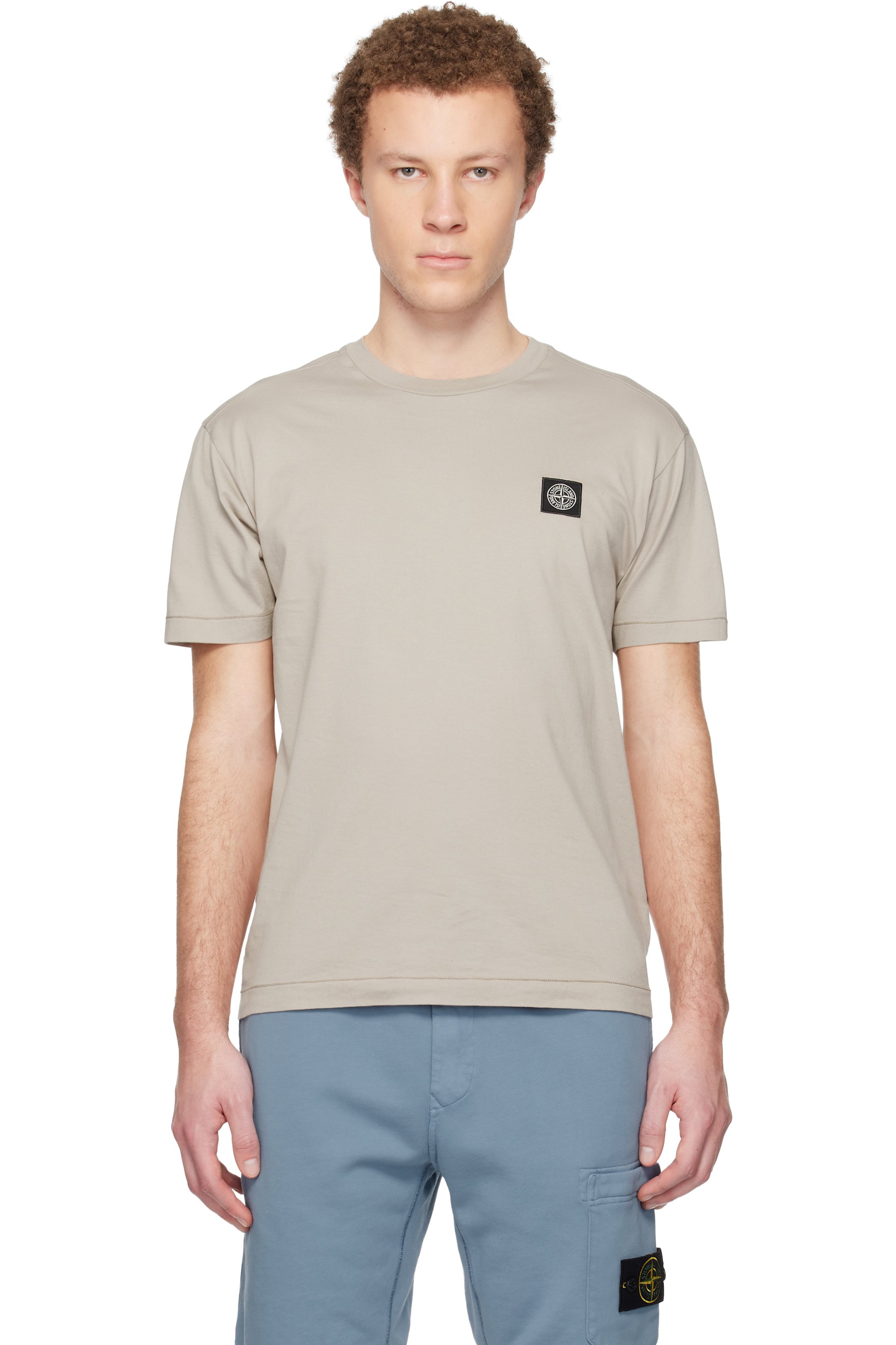 Stone Island - Beige 2100027 60/2 Cotton Jersey T-shirt