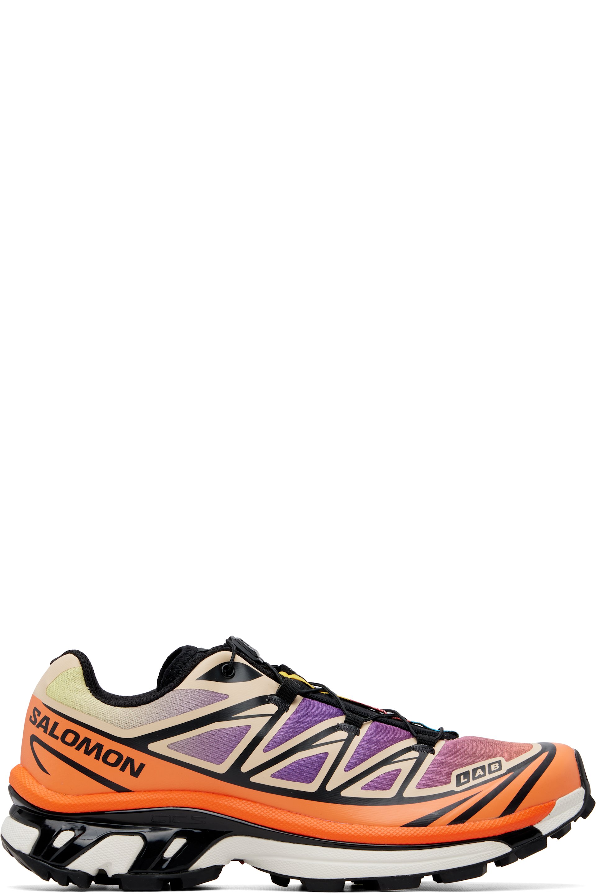 Salomon - Orange & Purple XT-6 Sneakers