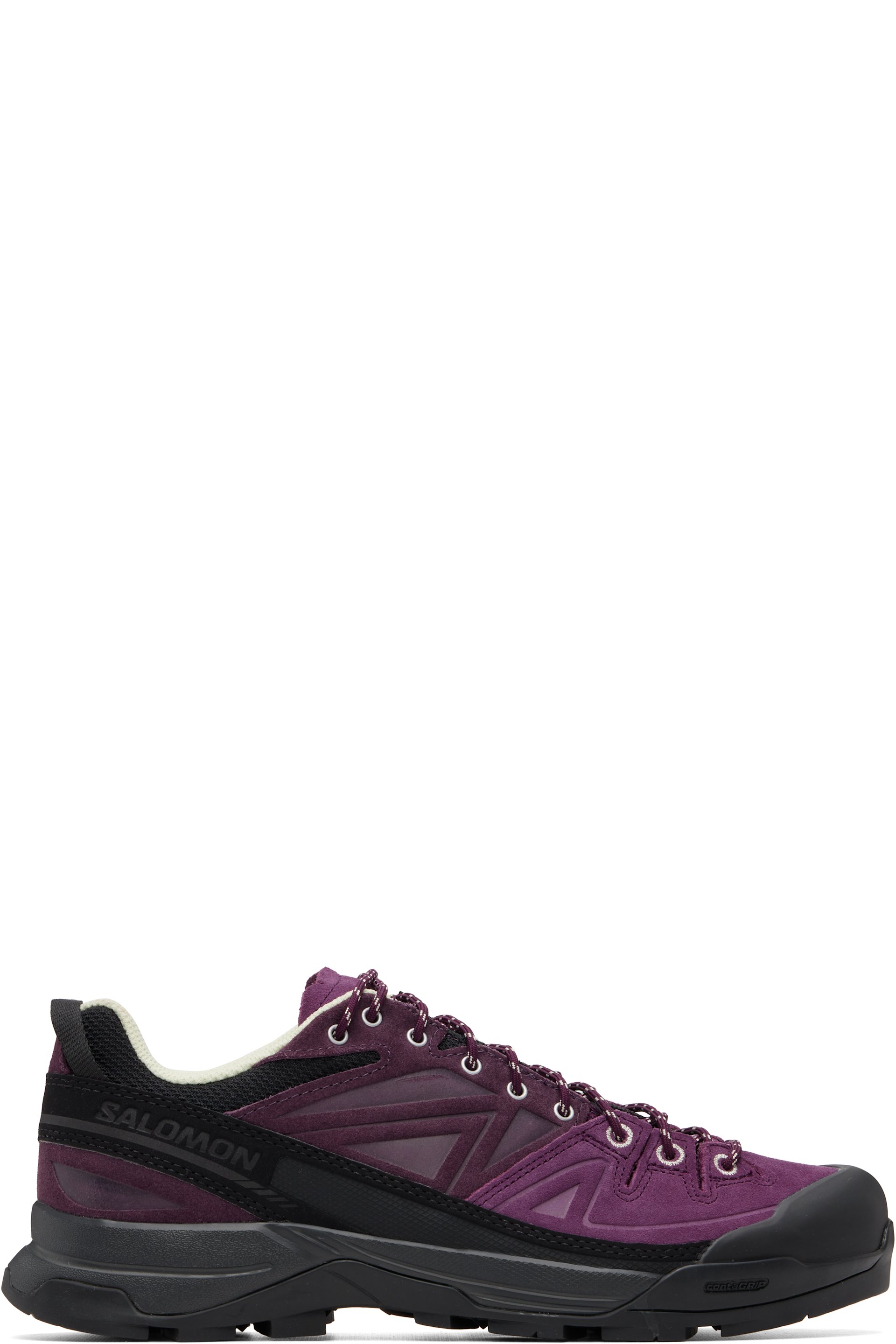Salomon - Purple X-Alp Leather Sneakers
