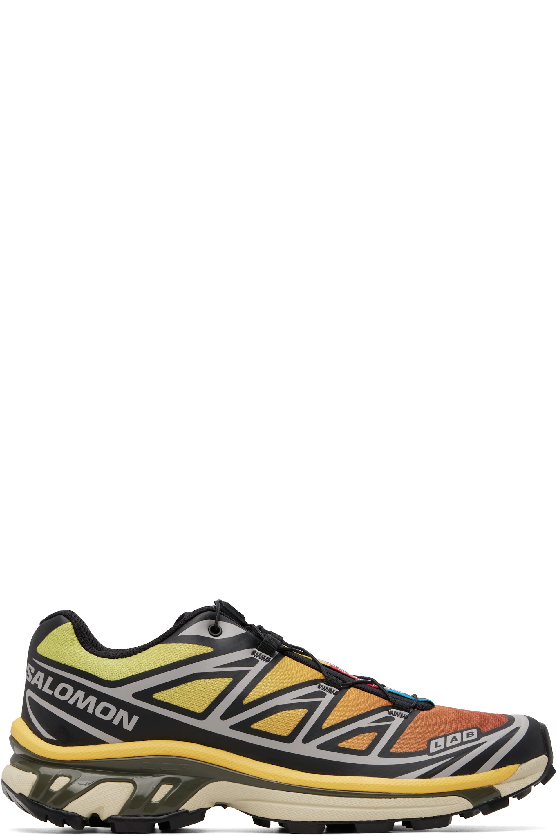 Salomon - Black & Yellow XT-6 Sneakers