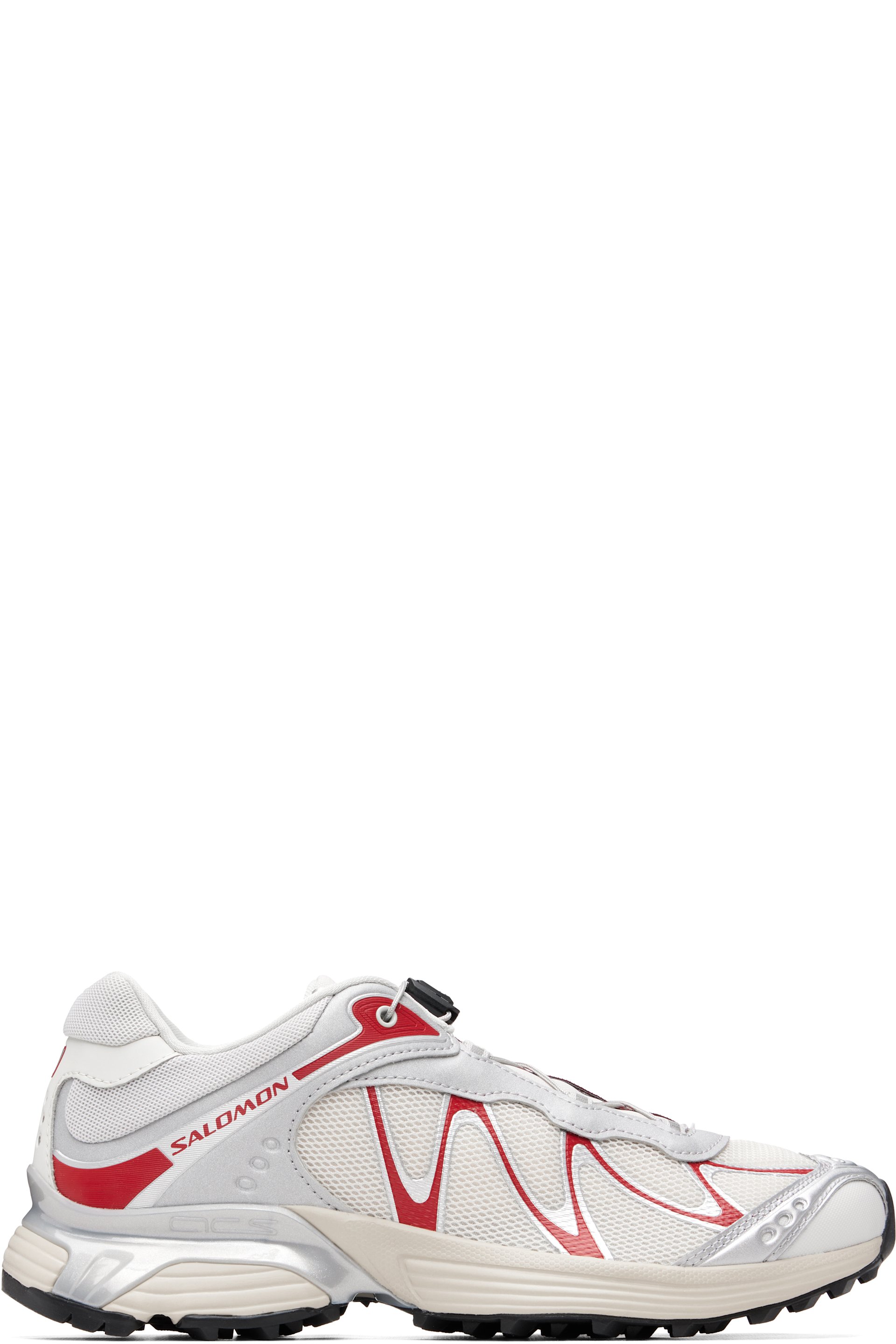 Salomon - Off-White & Silver XT-Whisper Sneakers