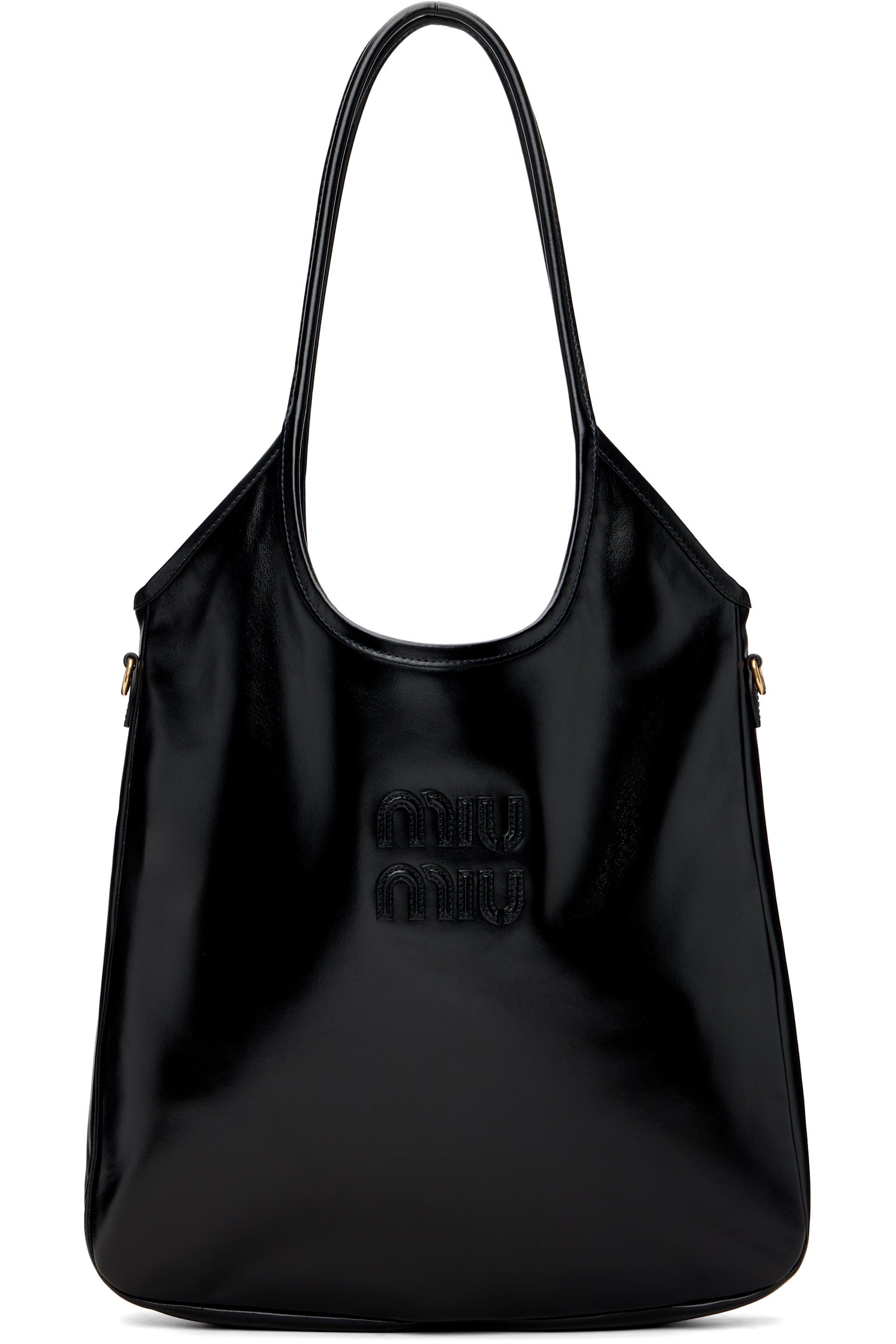 Miu Miu - Cabas IVY noir en cuir