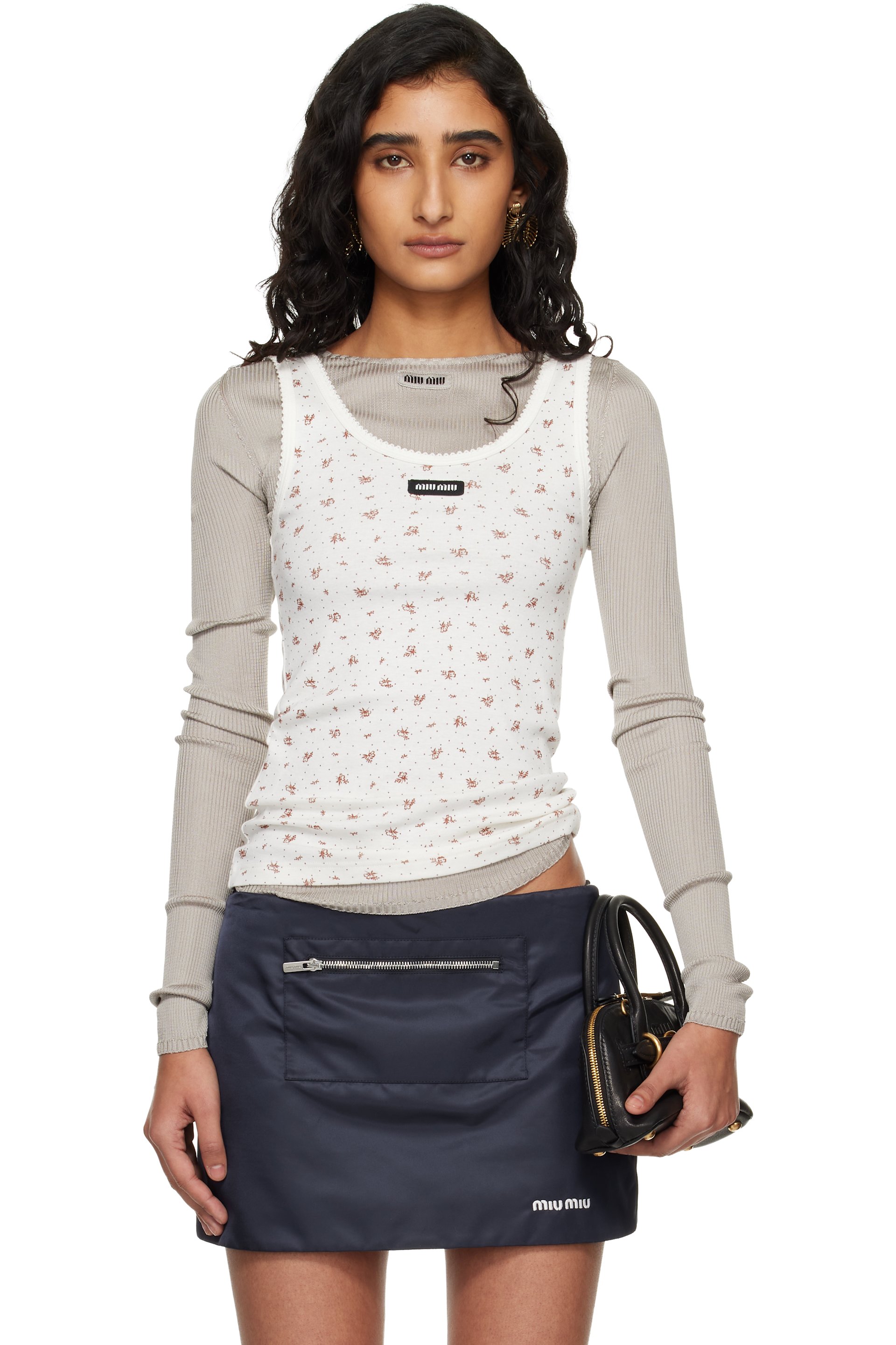 Miu Miu Tank Tops & Camisoles for Women | SSENSE Canada