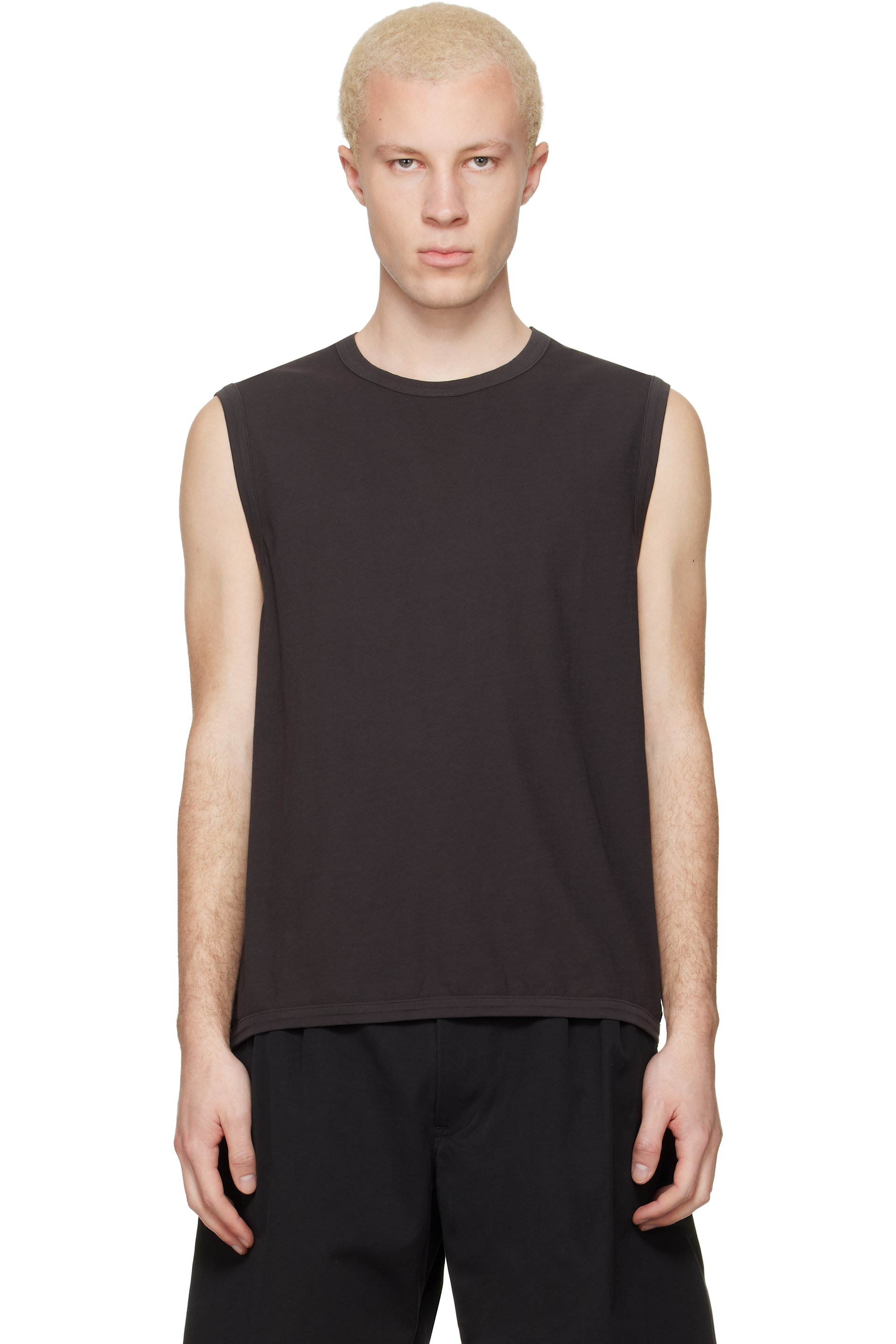 Lady White Co. - Black Sleeveless T-shirt