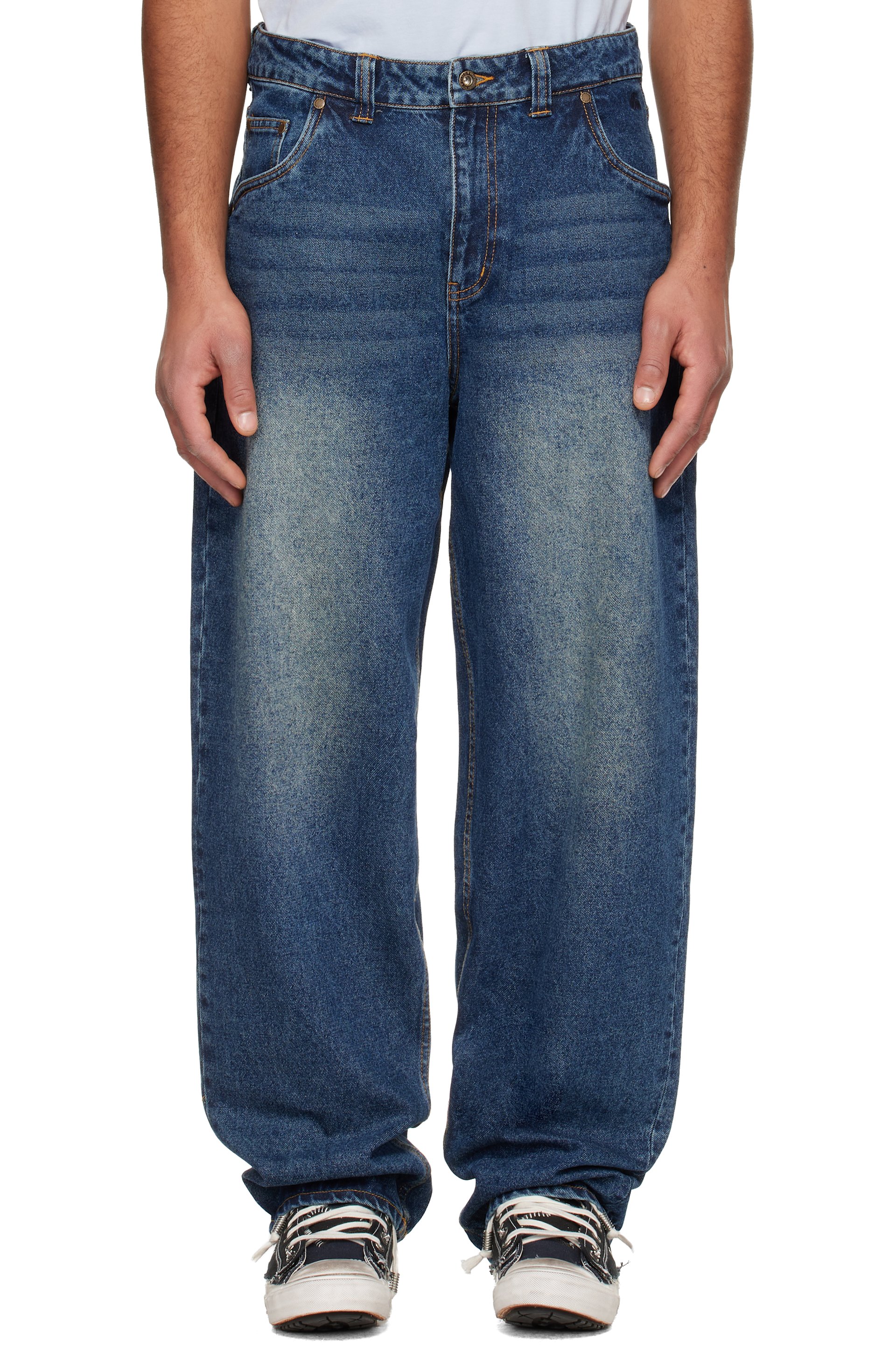 Dime - Blue Baggy Jeans