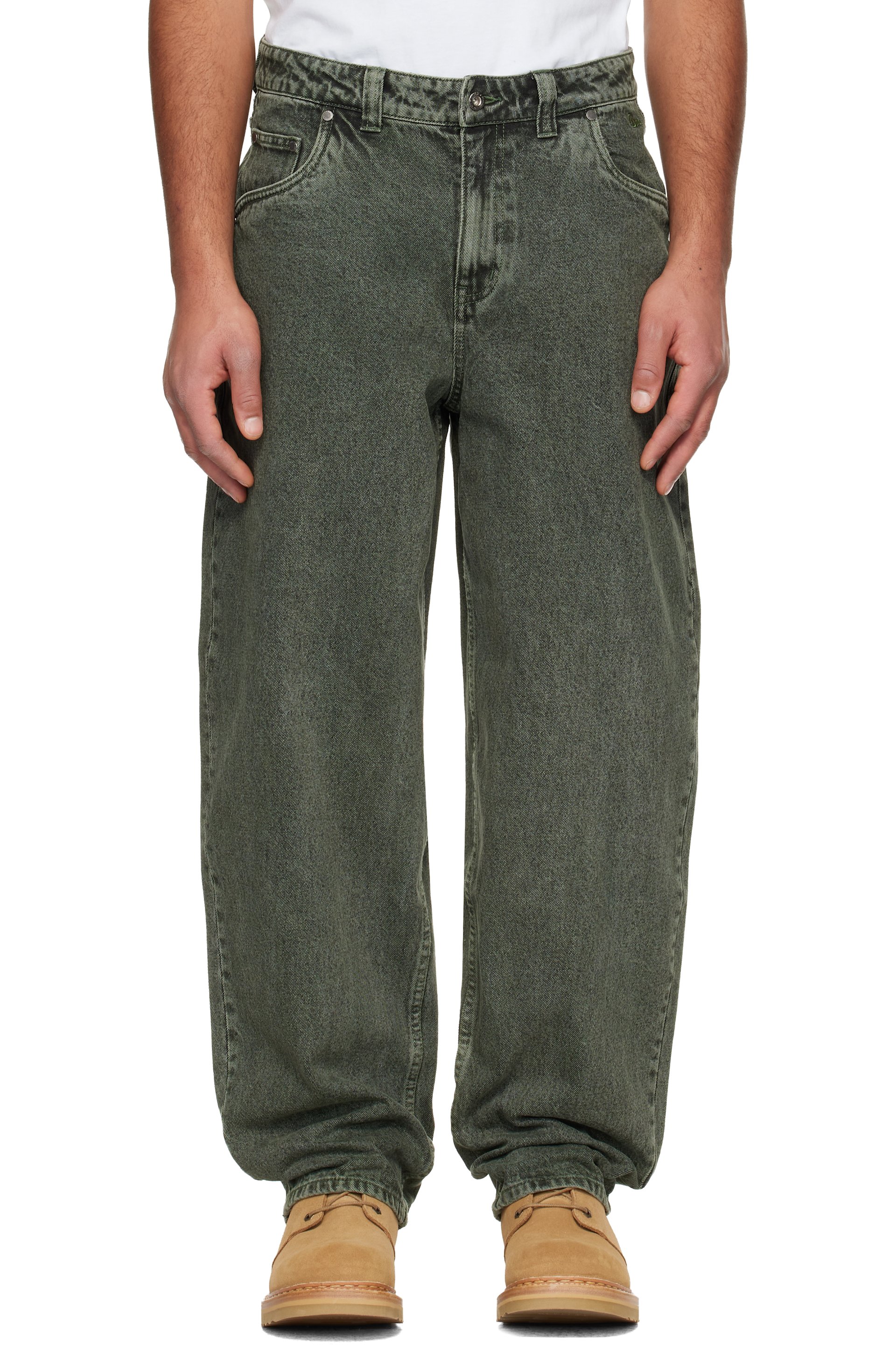 Dime - Green Baggy Jeans