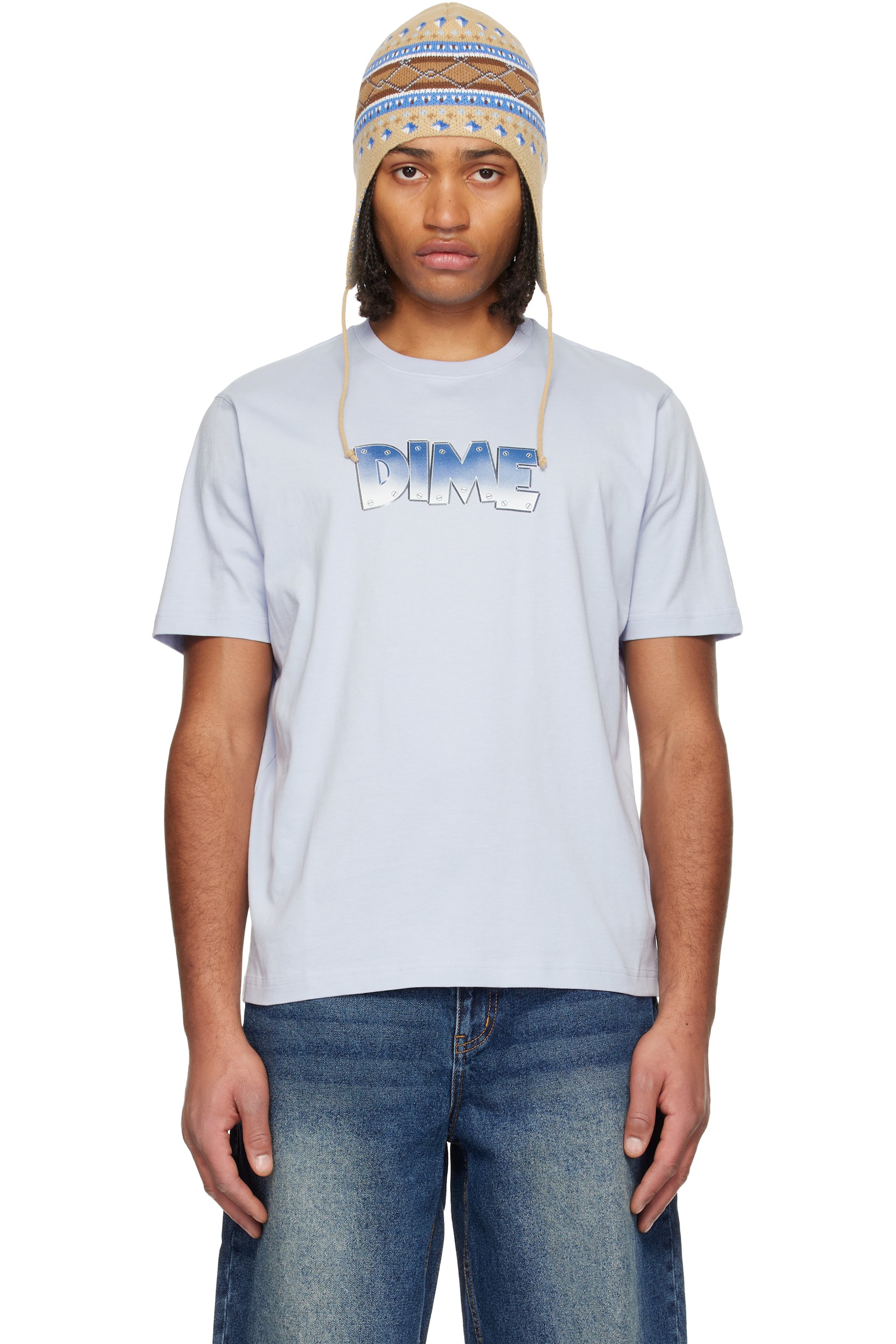 かつきくん着用 DIME ネイビー Wave ラガーシャツ かつきくん着用 DIME ネイビー Wave ラガーシャツ