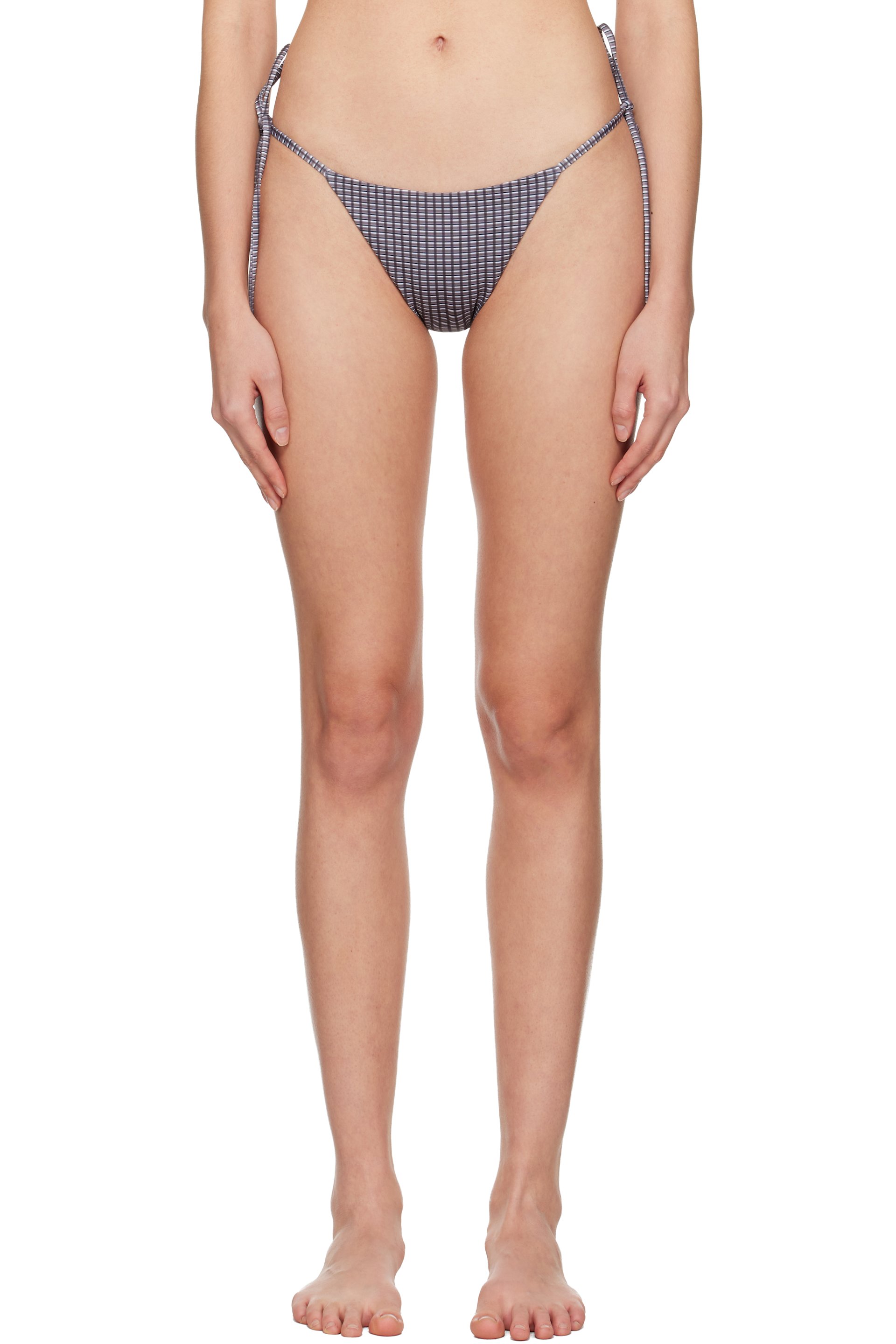 BELLE ANNA - Culotte de bikini Estelle brune
