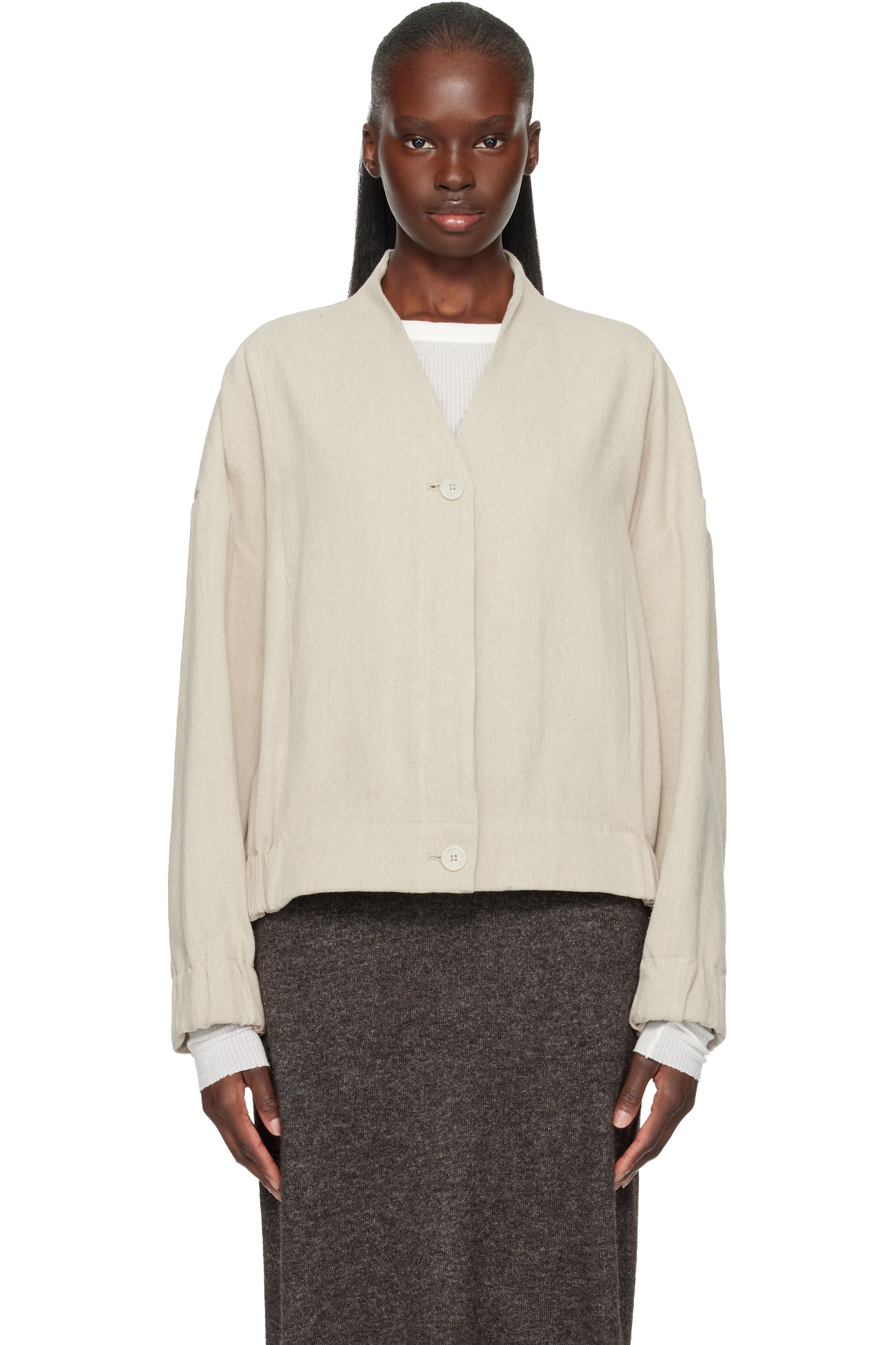 Lauren Manoogian - Beige Matte Jacket