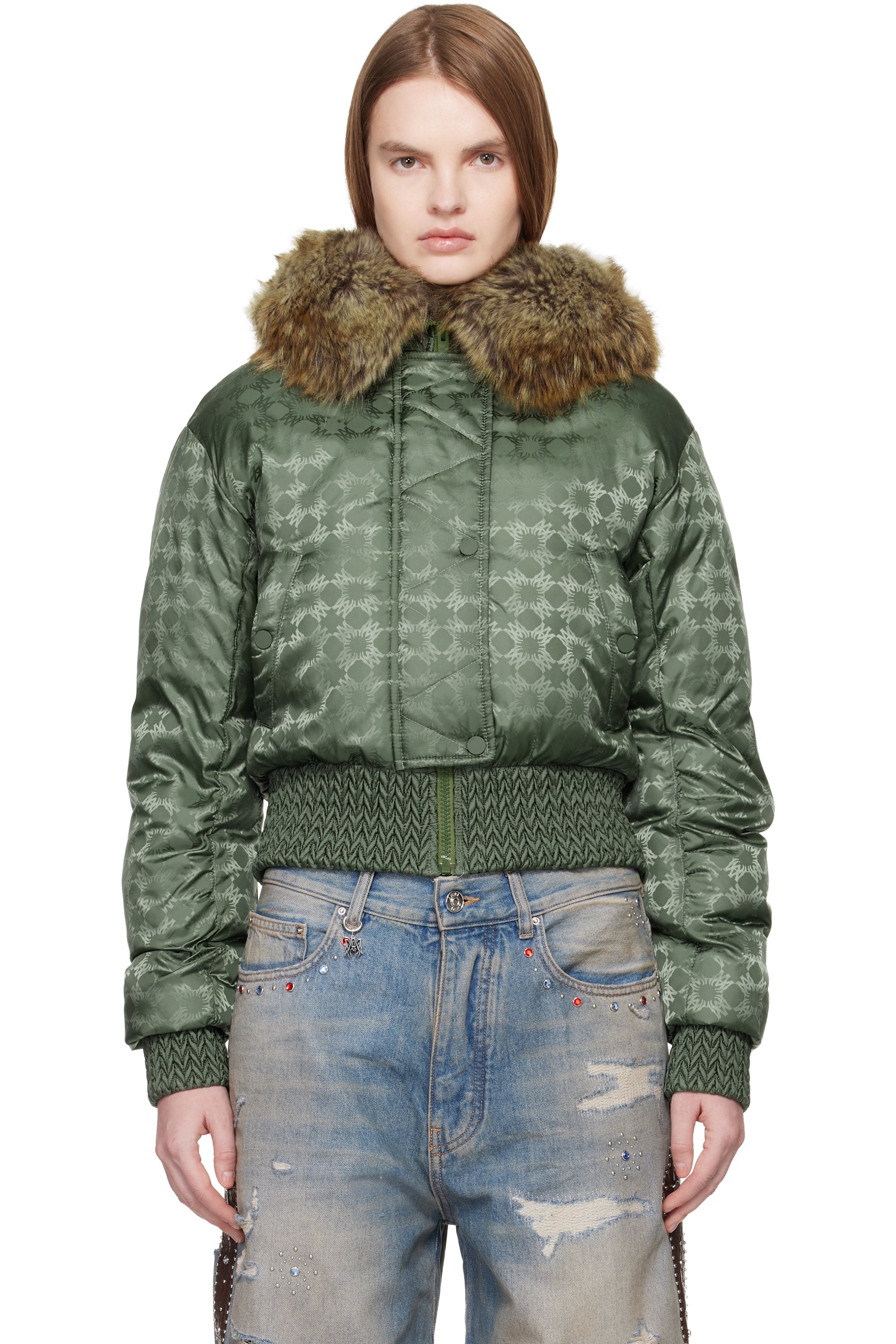AMIRI - Green MA Quad Hooded Jacket