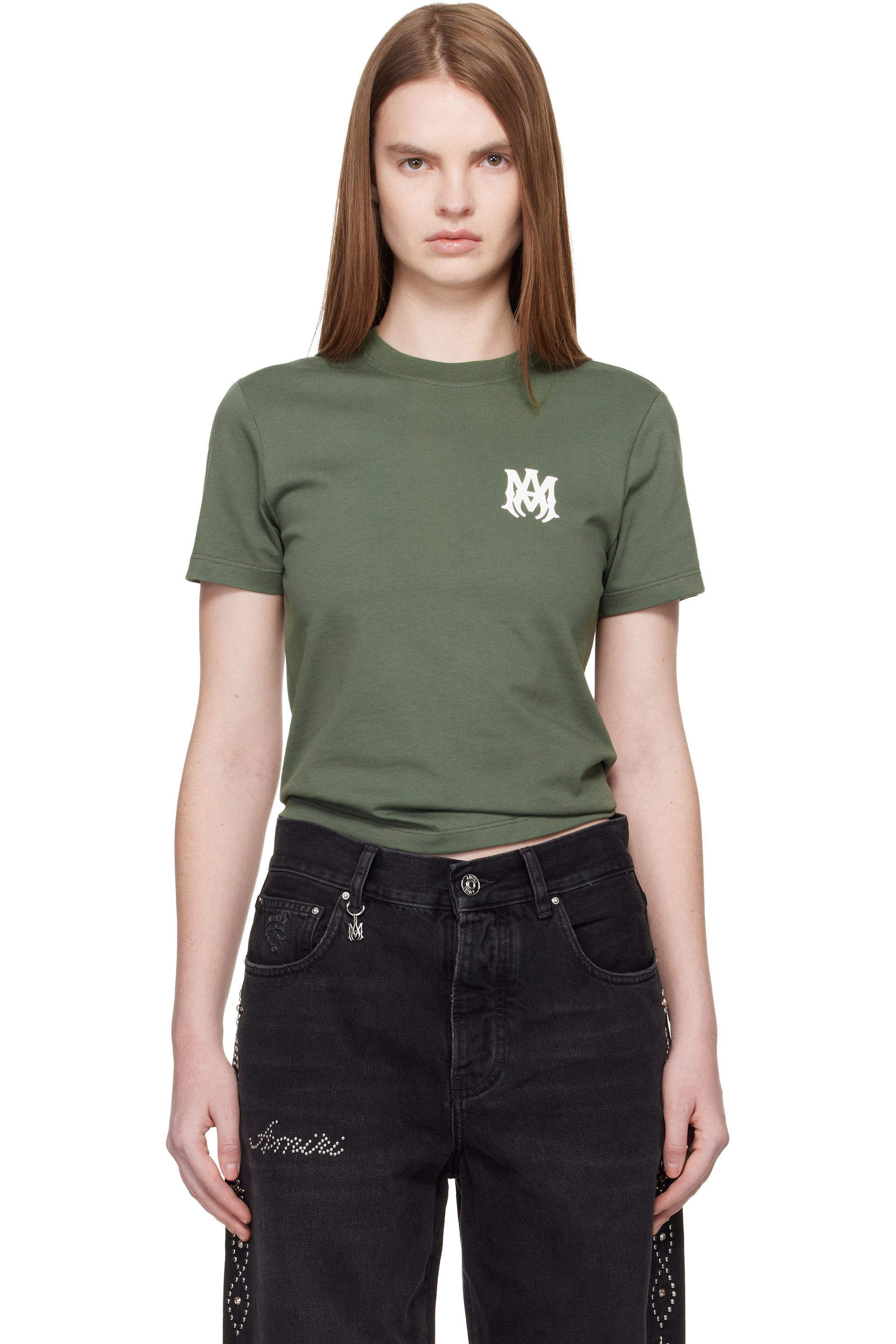 AMIRI - グリーン MA Core Logo Tシャツ
