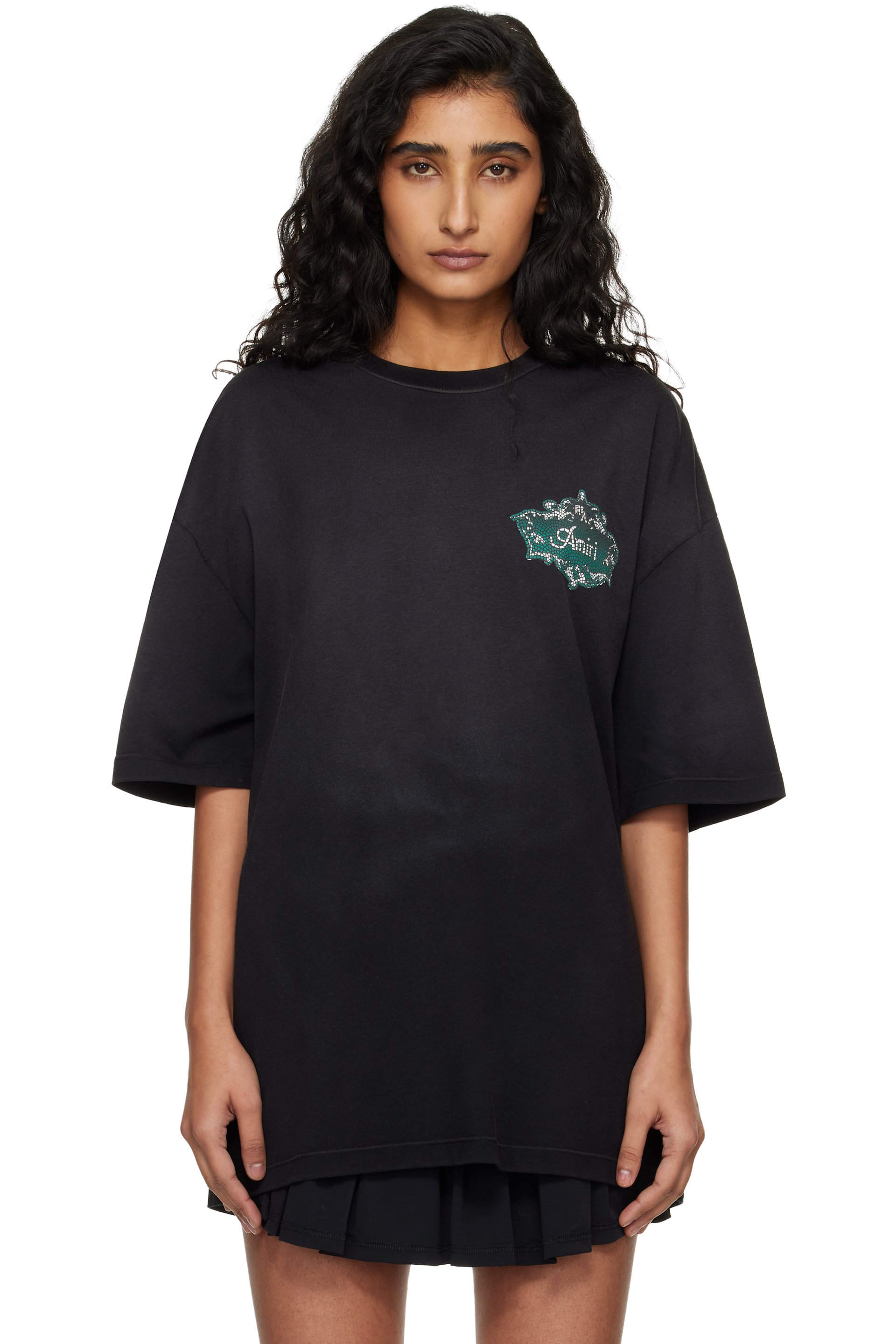 AMIRI - ブラック Chateau クレスト Tシャツ