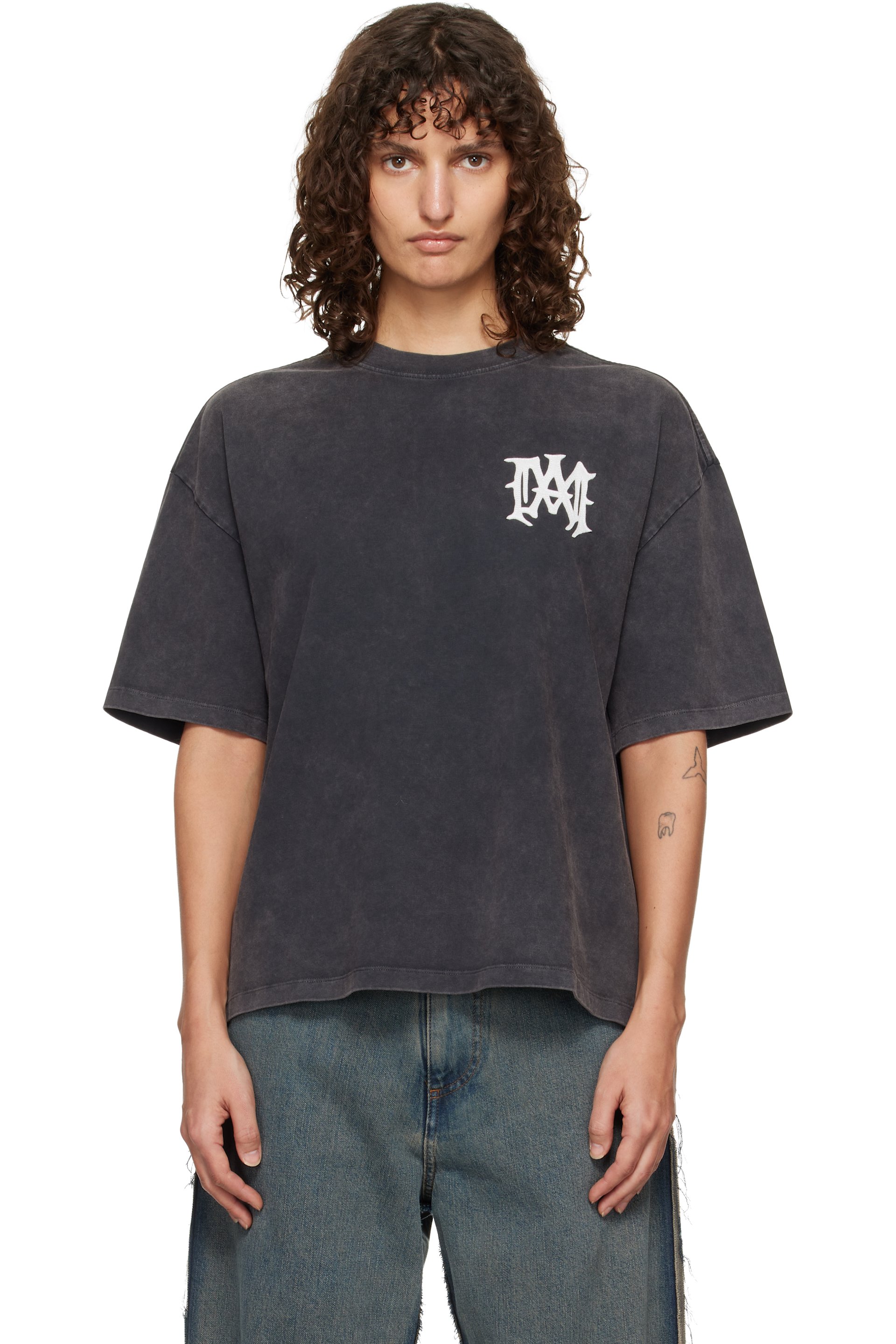 AMIRI - グレー 'Amiri Hollywood' オーバーサイズ Tシャツ