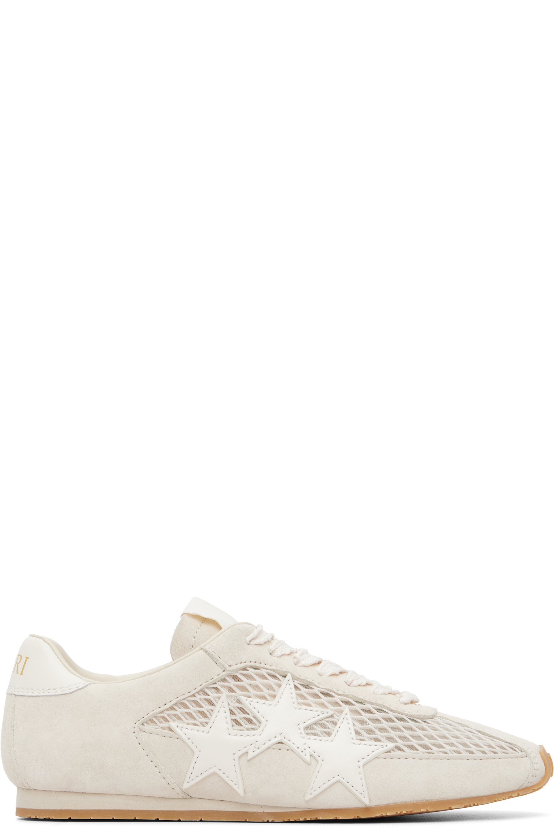 AMIRI - Baskets Pacific blanc cassé en filet