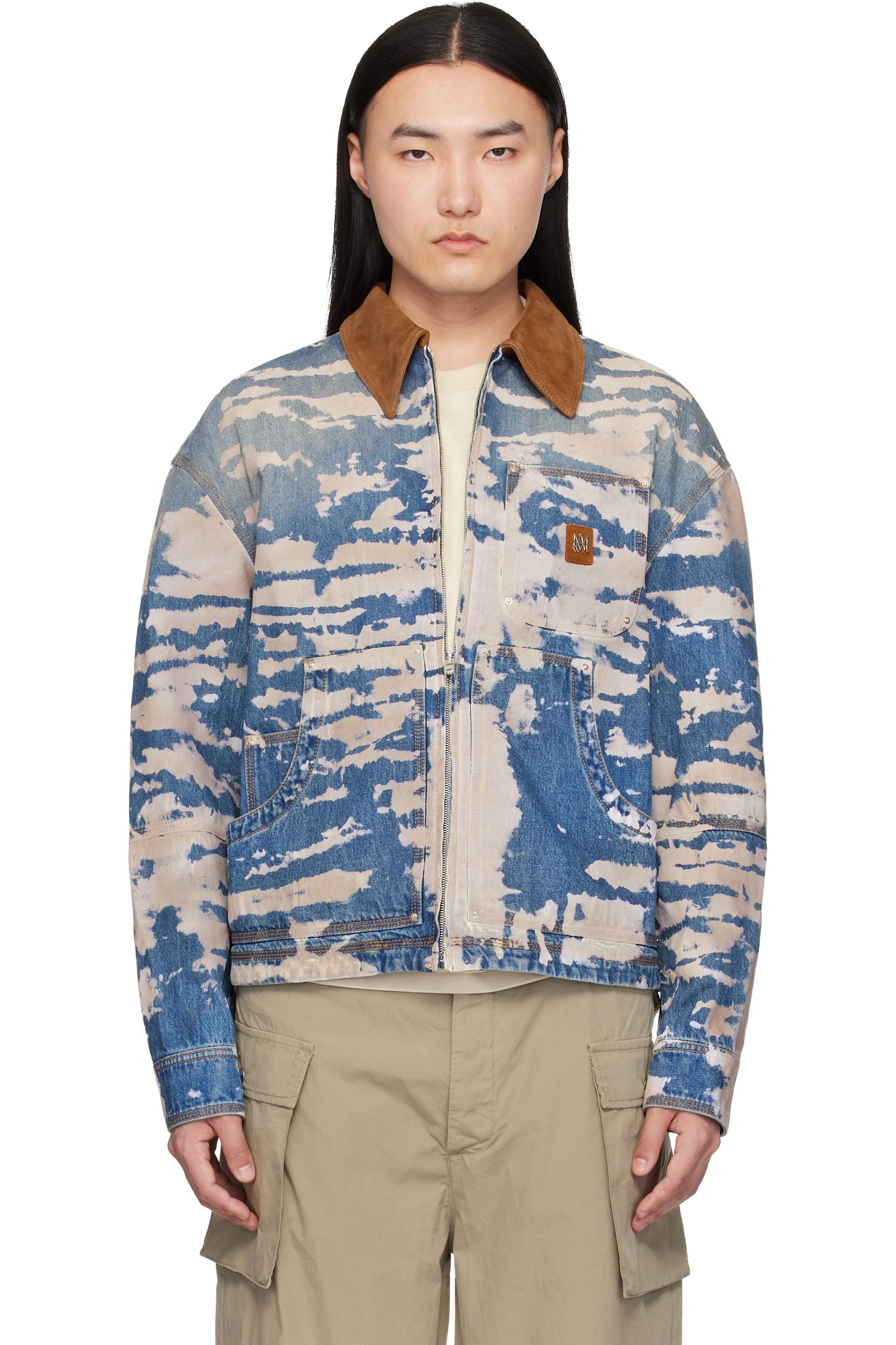 メンズ用 AMIRI デニムジャケット | SSENSE 日本