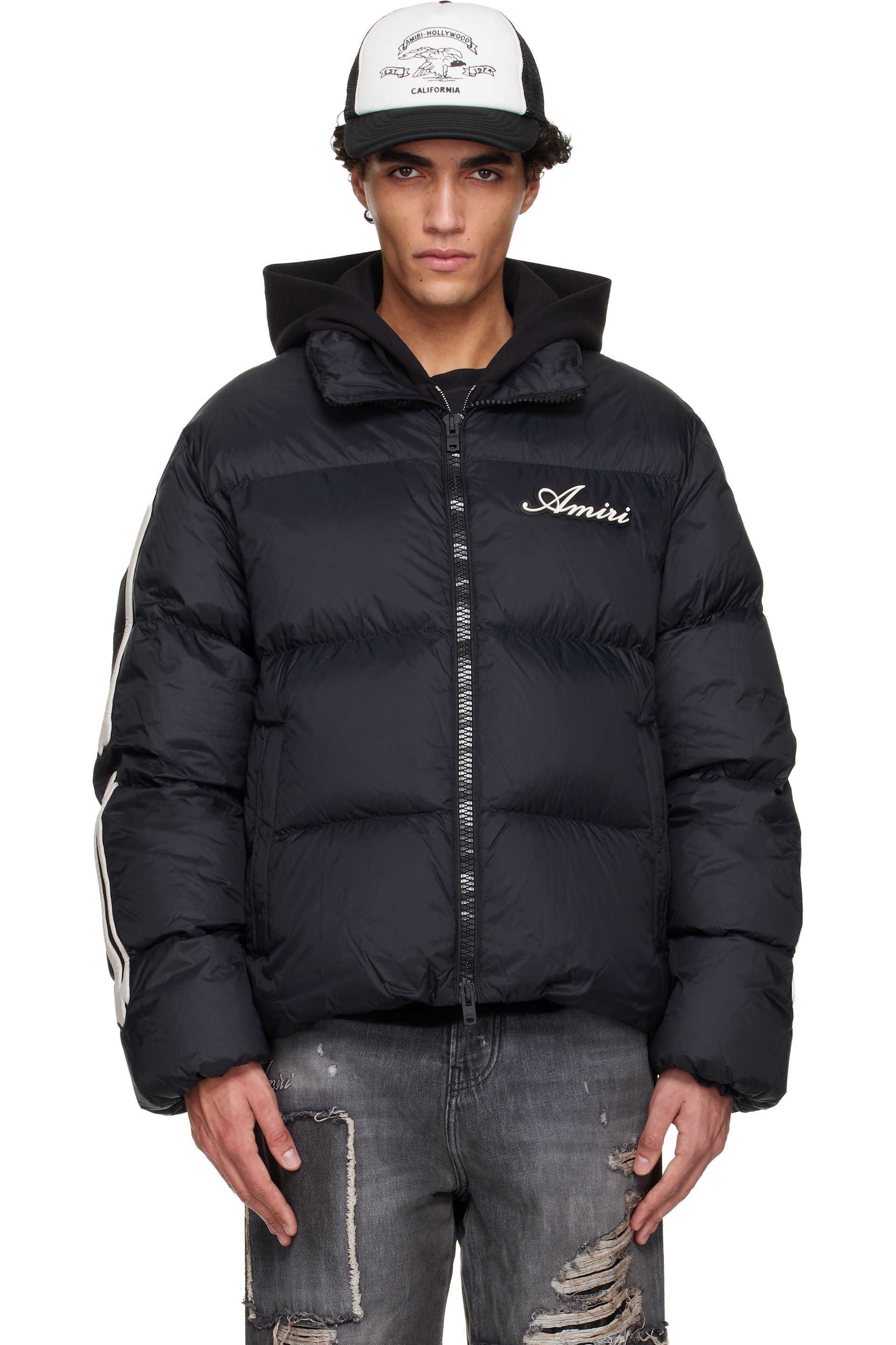 AMIRI - Black Bones Down Jacket
