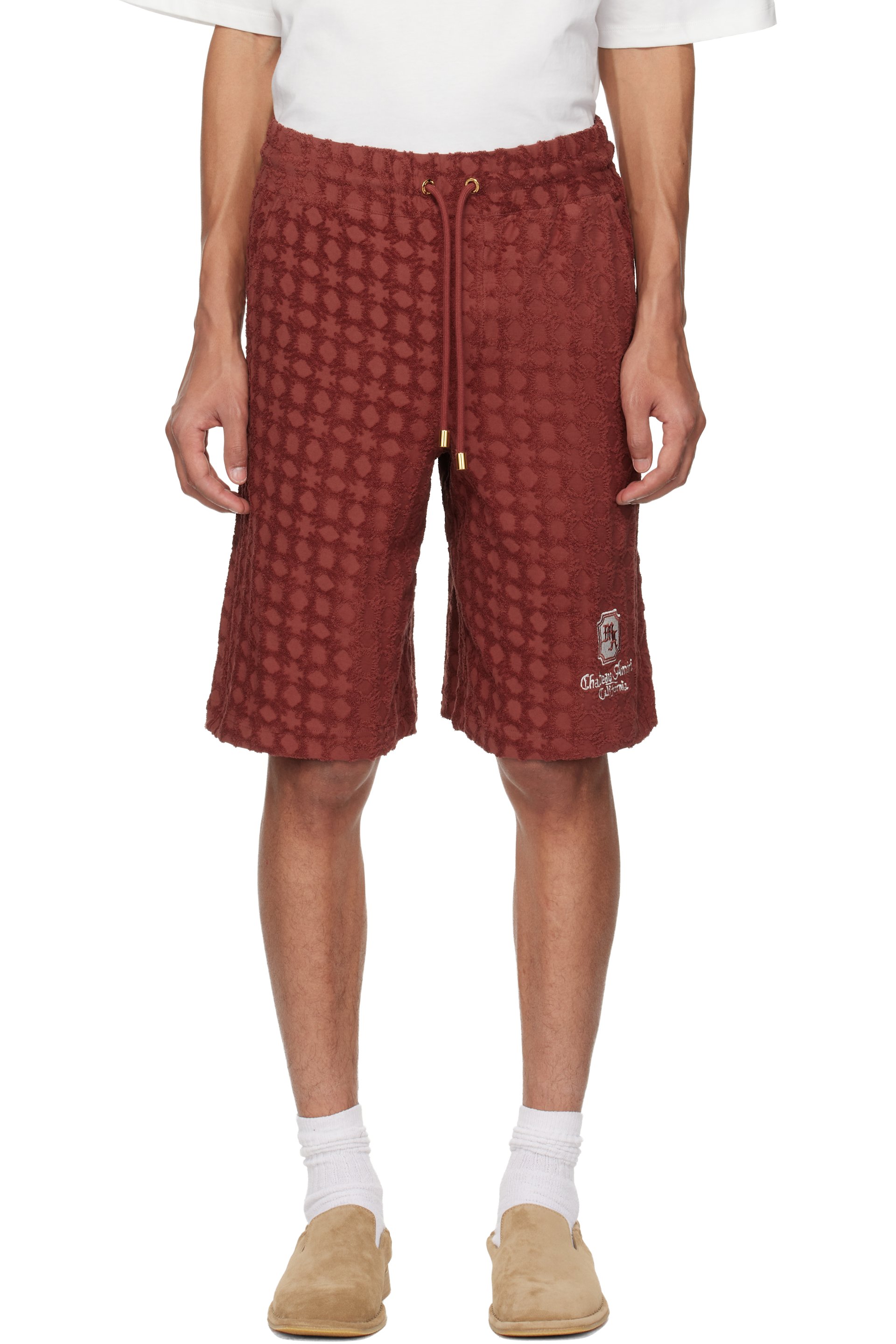 AMIRI - Red MA Chateau Oversized Shorts