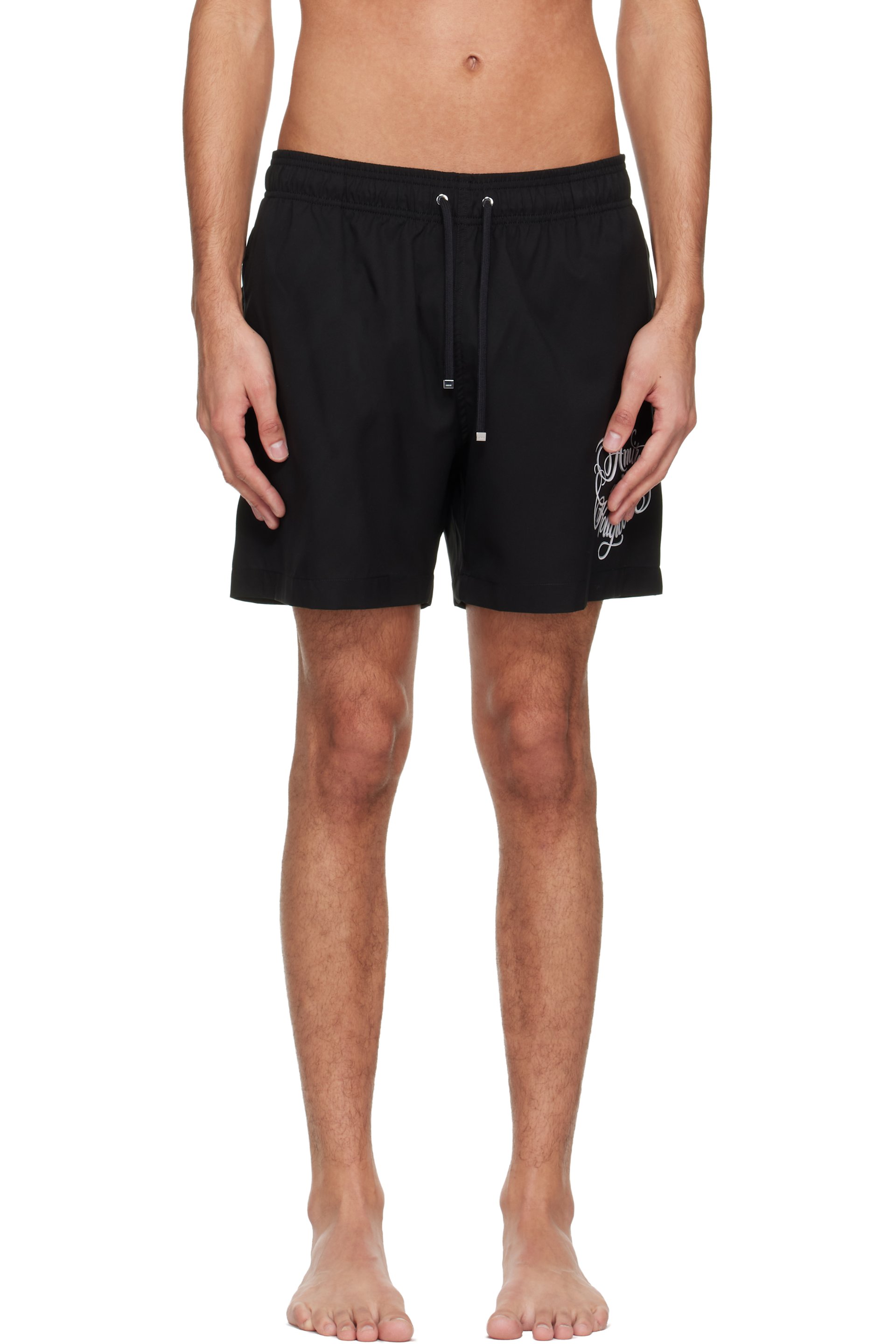 AMIRI - Black 'AMIRI Hollywood' Swim Shorts