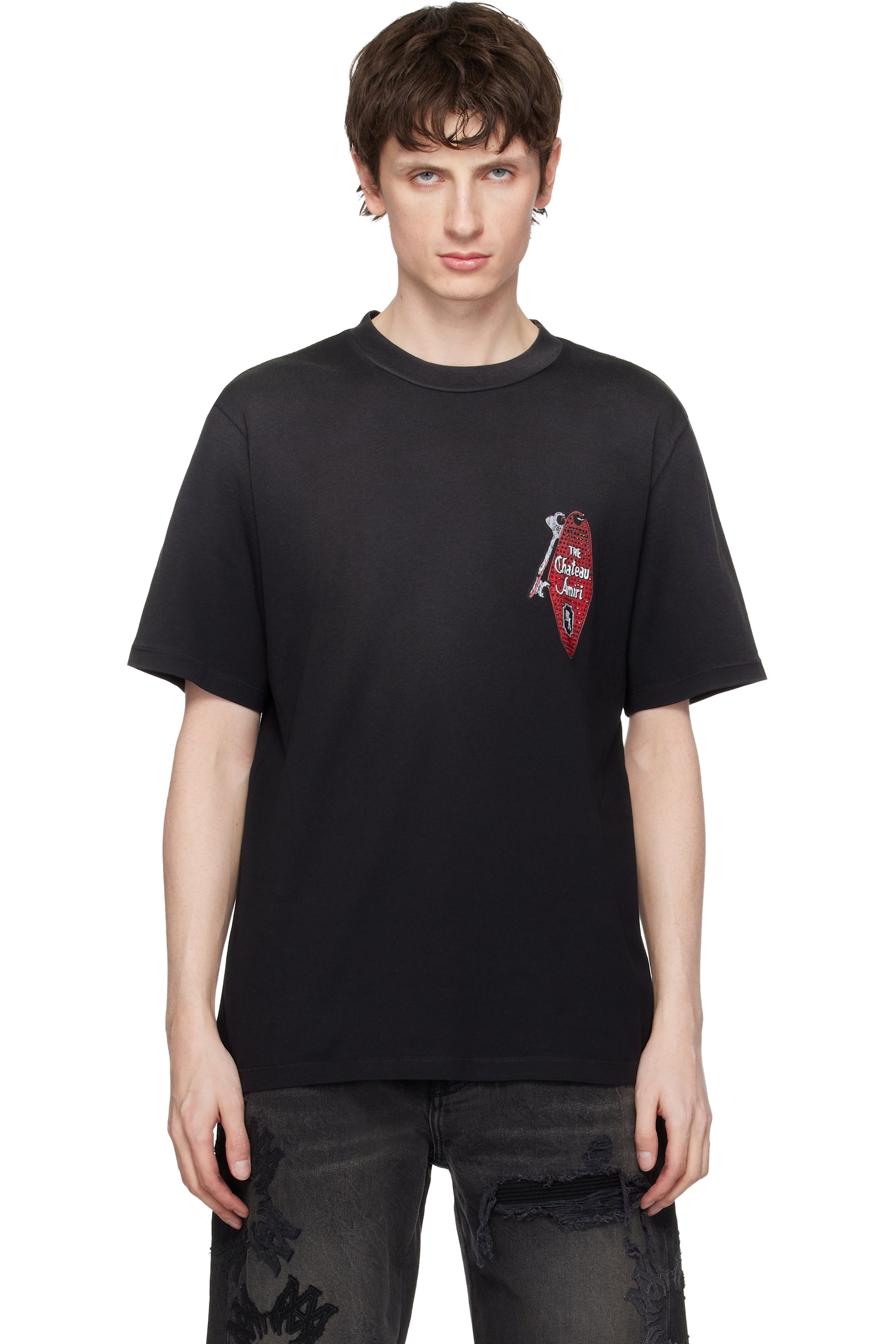 AMIRI - Black Chateau Keys T-shirt