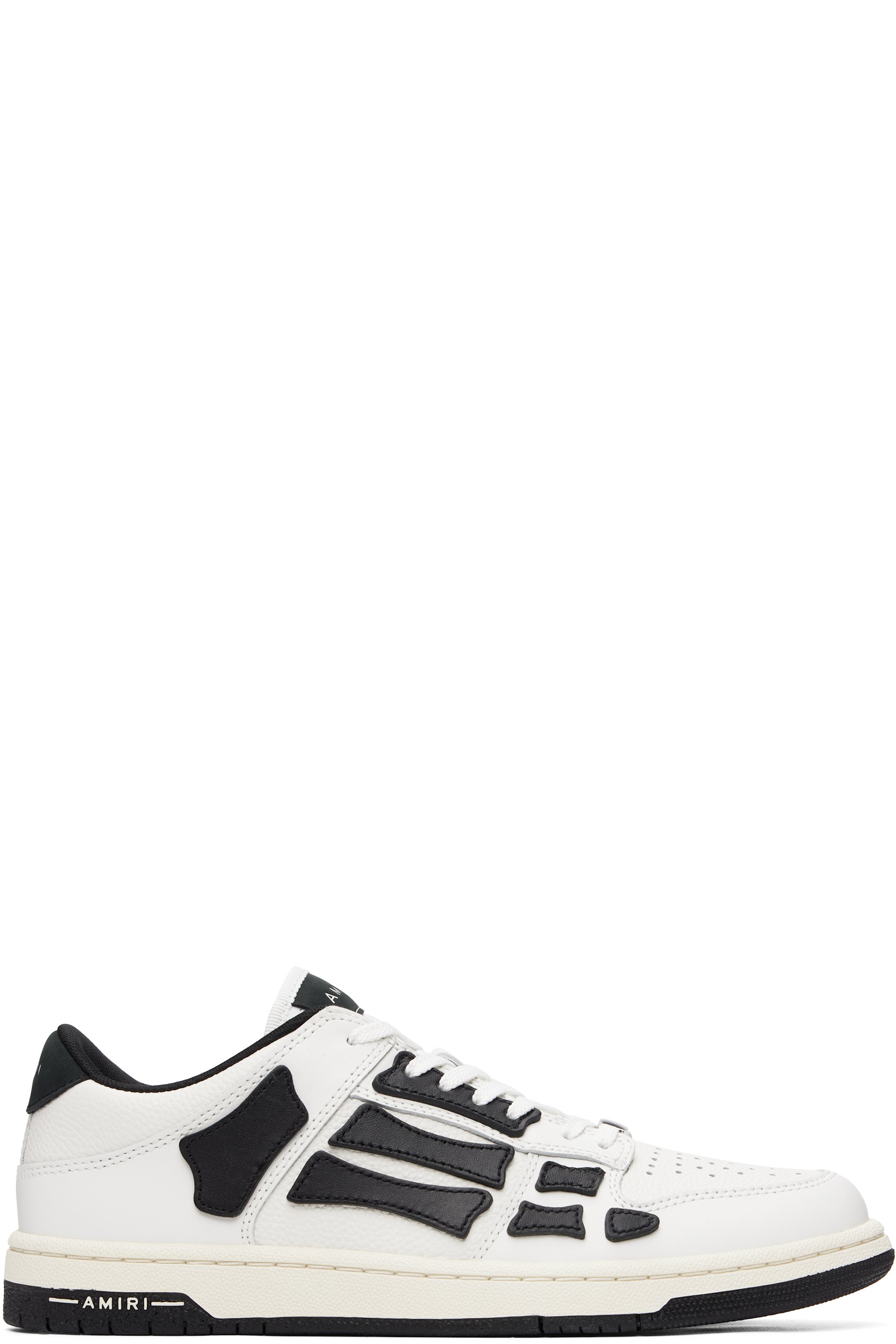 AMIRI - Baskets basses blanches à appliqués Skel Top