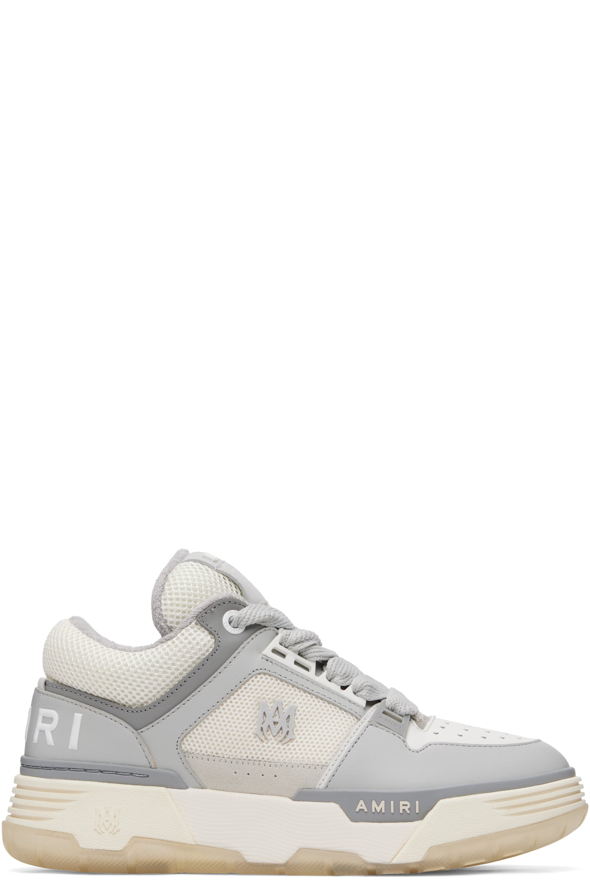 AMIRI - Baskets MA-1 blanc cassé et gris