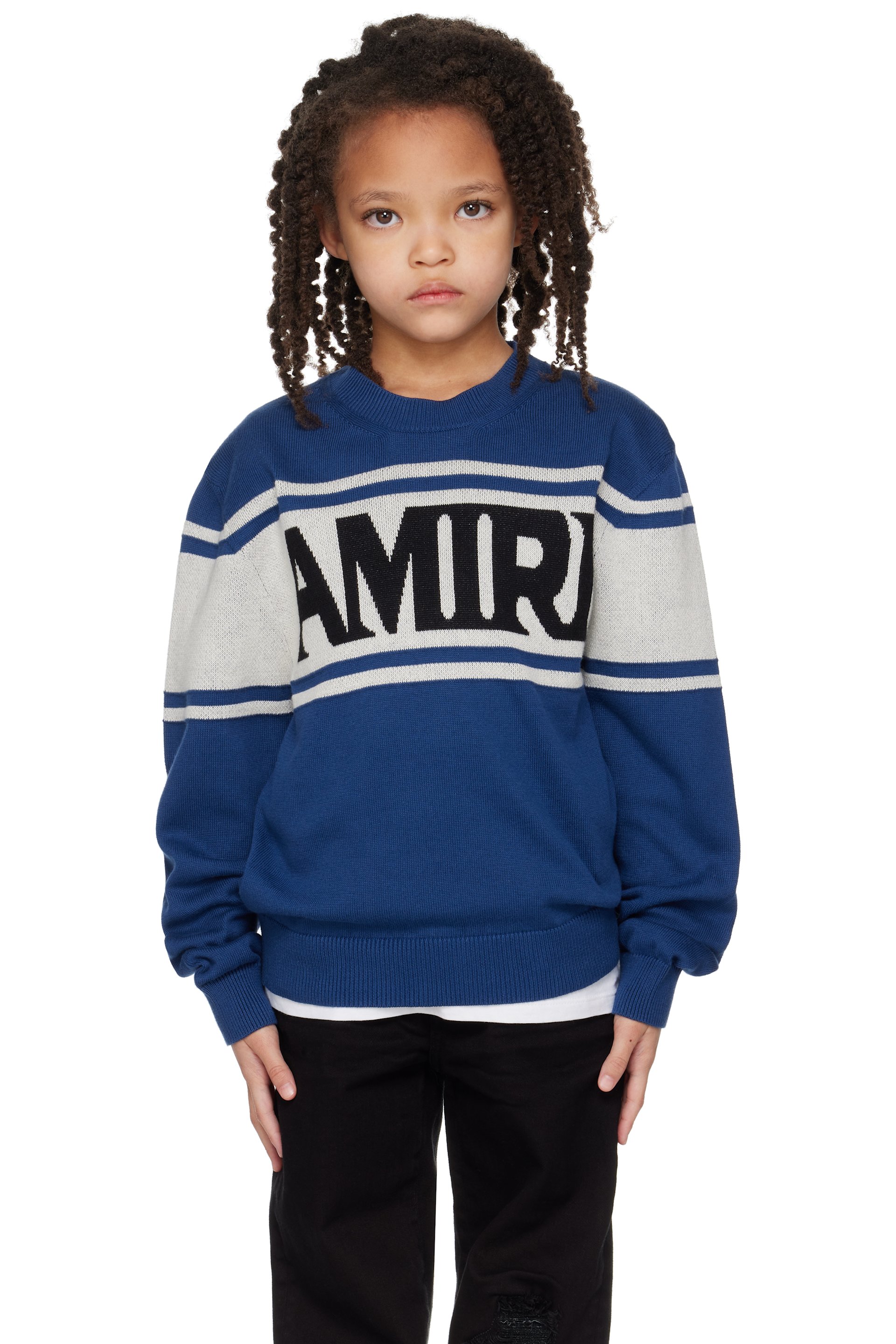 AMIRI - Kids Navy 'AMIRI' Sport Sweater