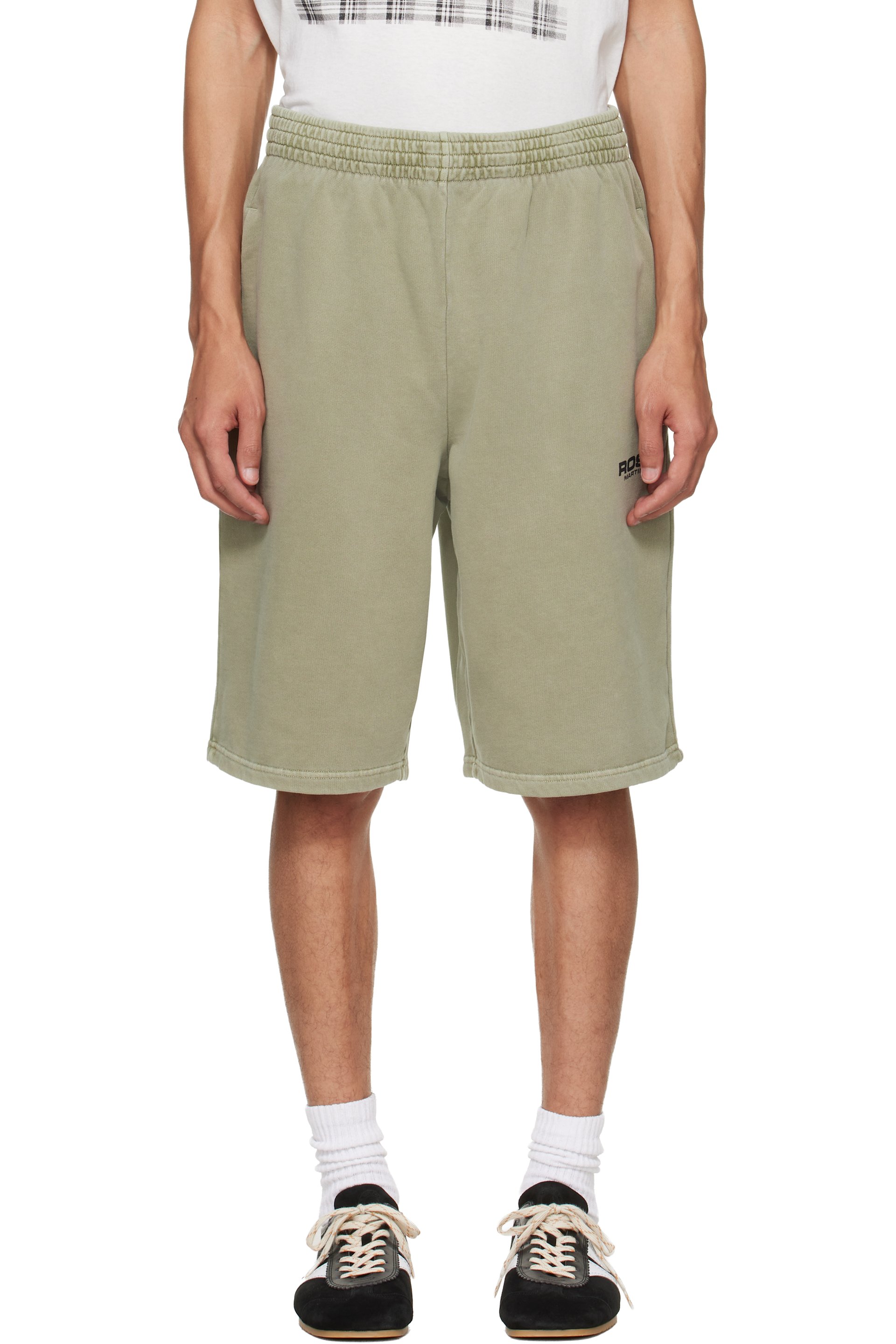 Martine Rose - Short de survêtement kaki