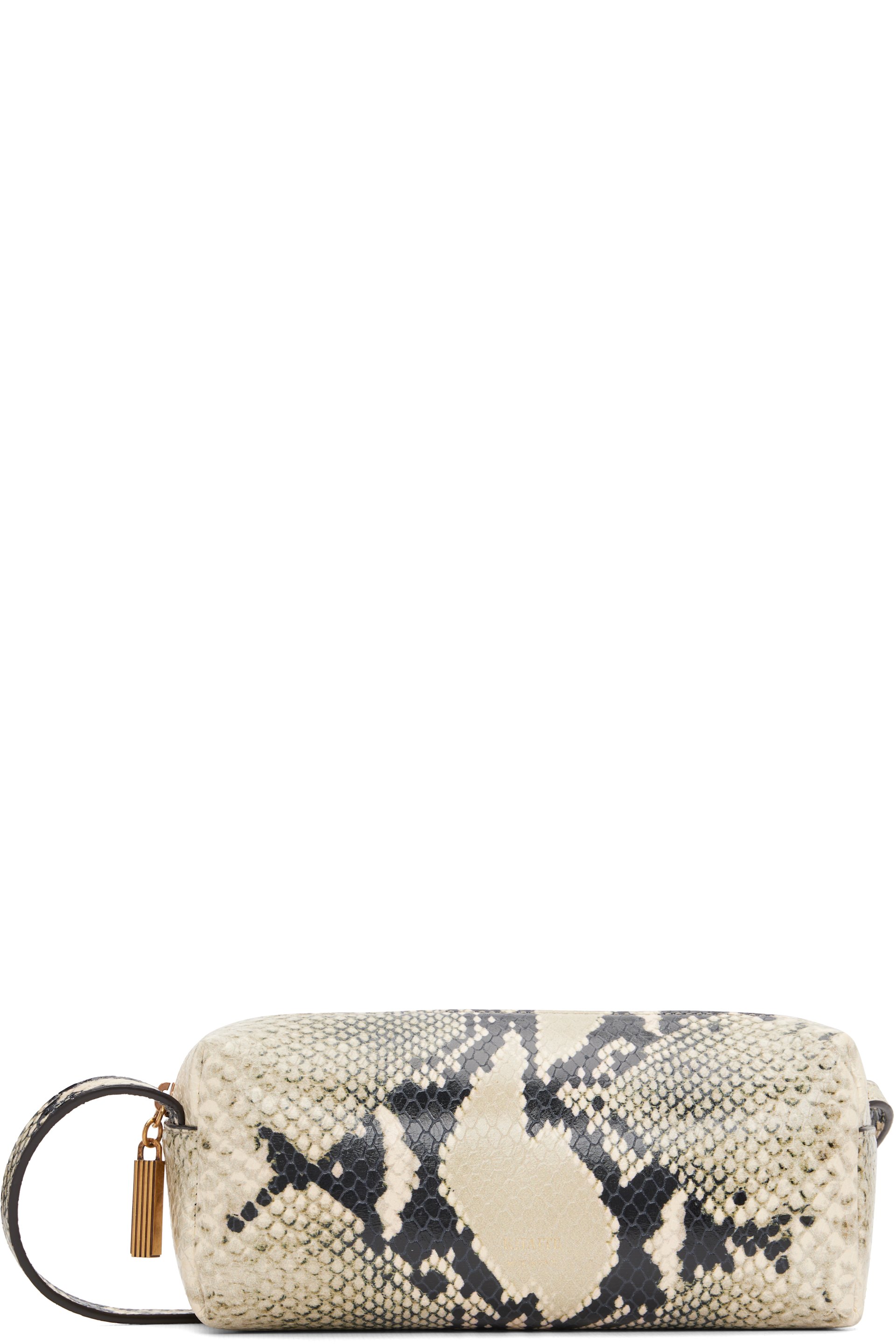 KHAITE - Mini sac à bandoulière Kye blanc cassé et noir