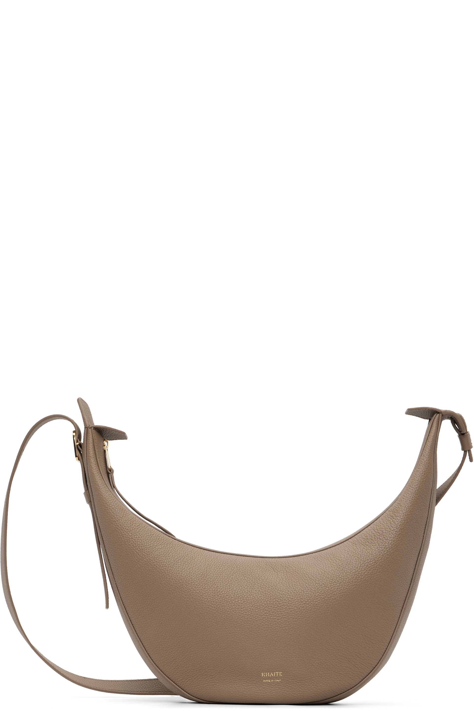 KHAITE - Petit sac à bandoulière Augustina taupe