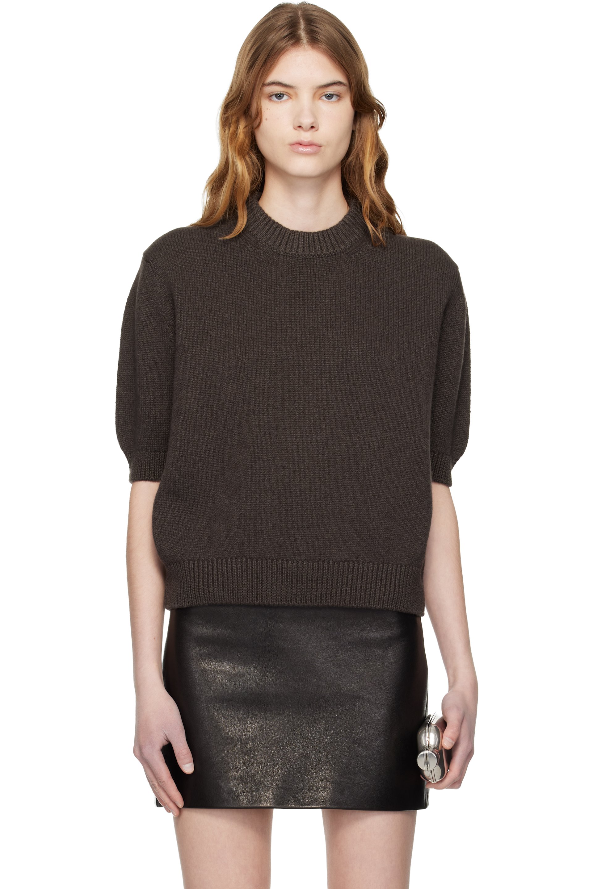 KHAITE - Pull Danvin brun