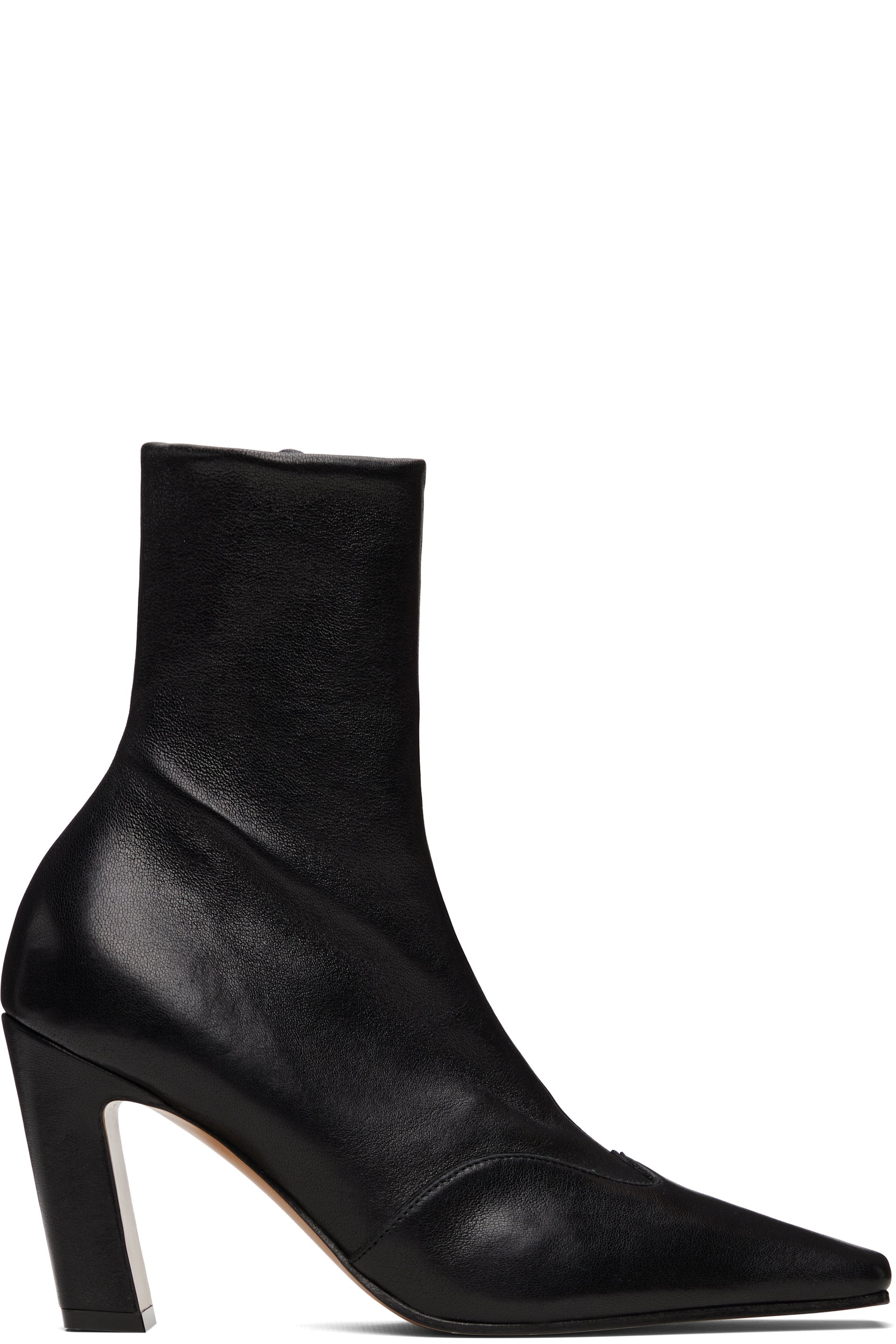 KHAITE - Black Nevada Stretch High Boots